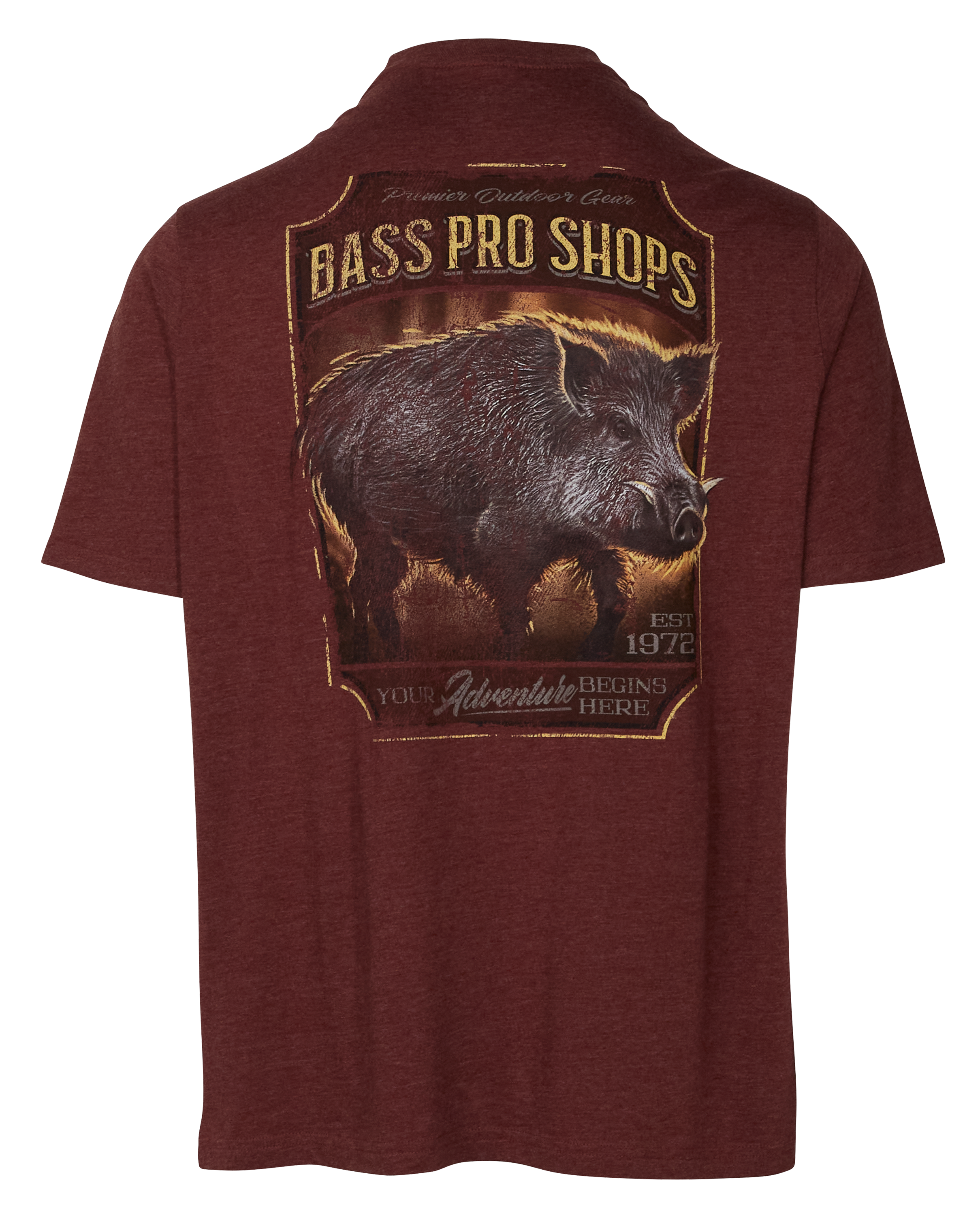 Bass Pro Shops 50th Anniversary Vintage Woodcut Short-Sleeve T-Shirt for  Men