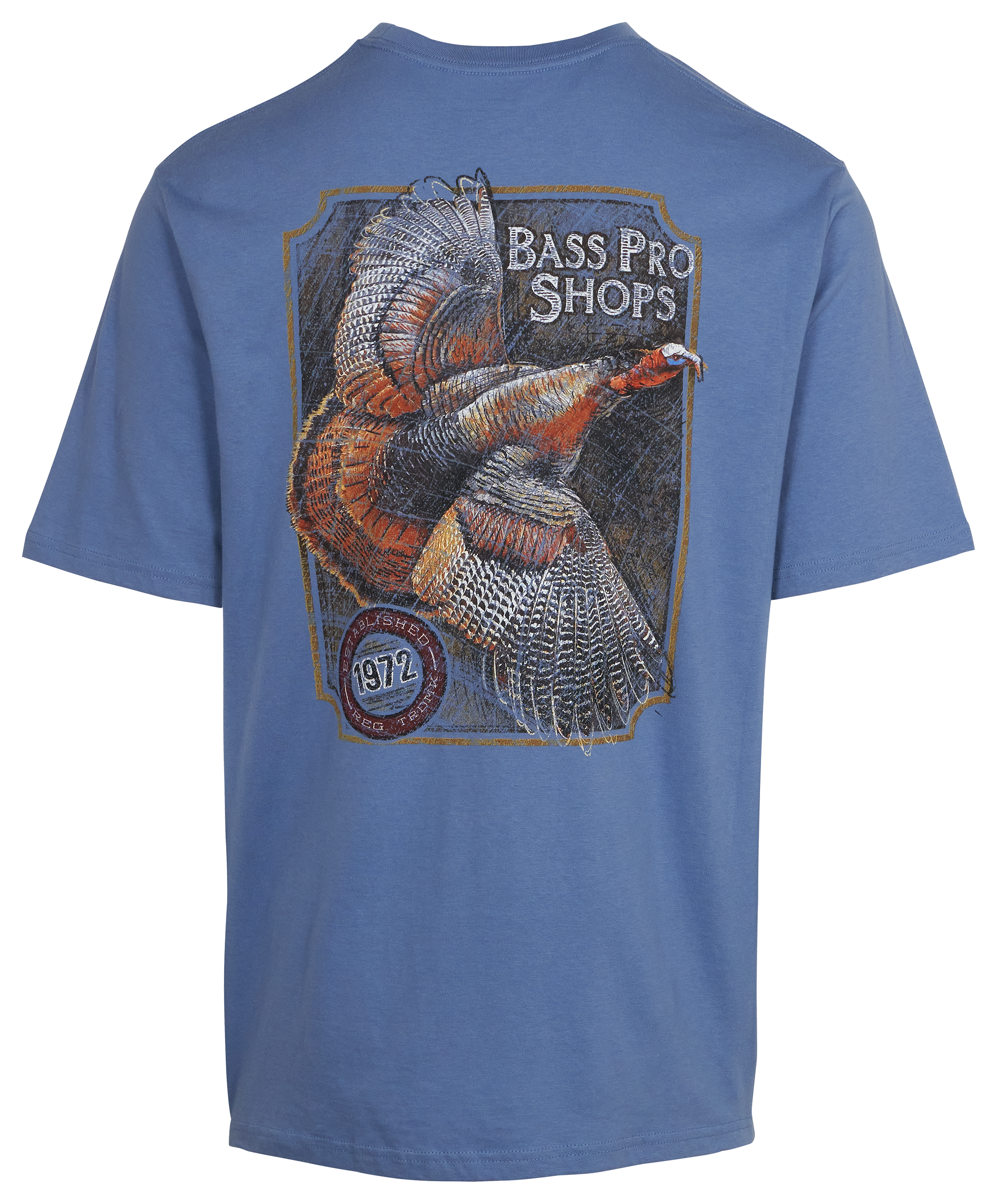 Image of Bass Pro Shops Vintage Turkey Flight Short-Sleeve T-Shirt for Men - Infinity - S