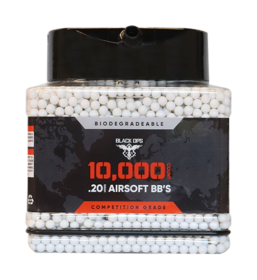 Barra Airguns Black Ops Biodegradable Airsoft BBs - 10,000 - Black Ops