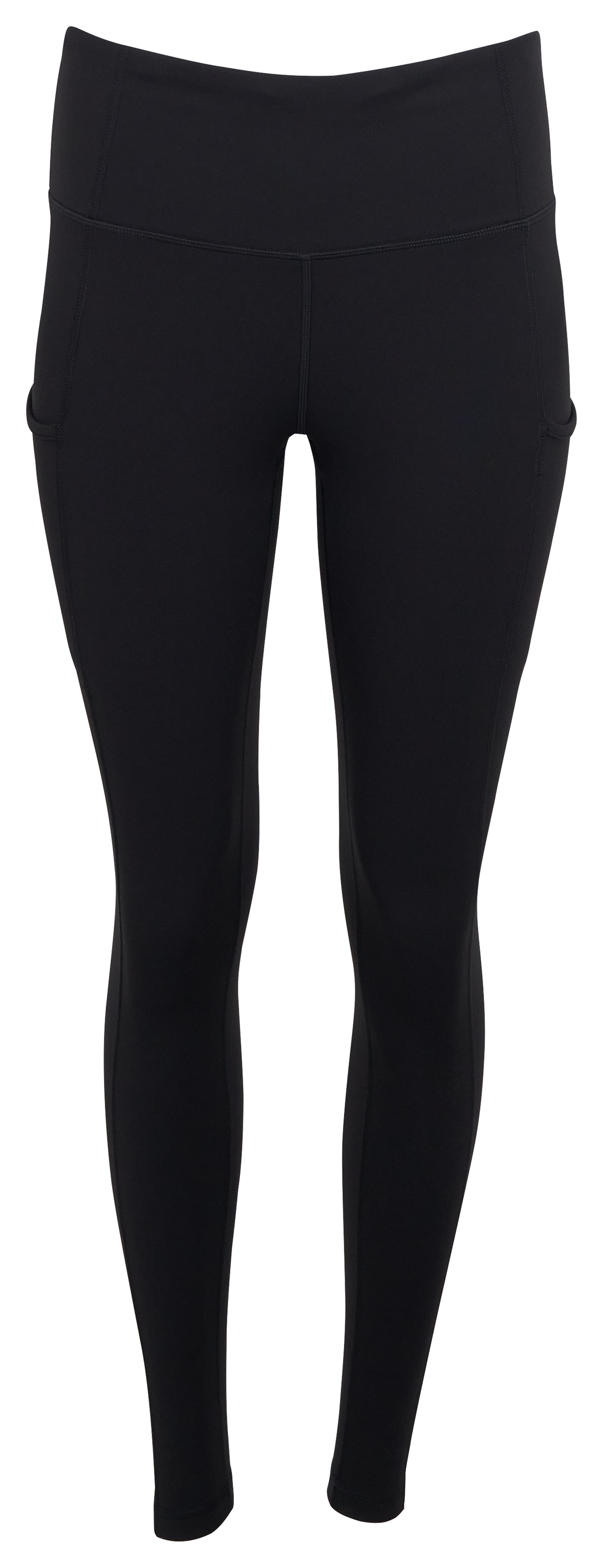 Image of Ascend Brushed-Back Leggings for Ladies - Black - XS