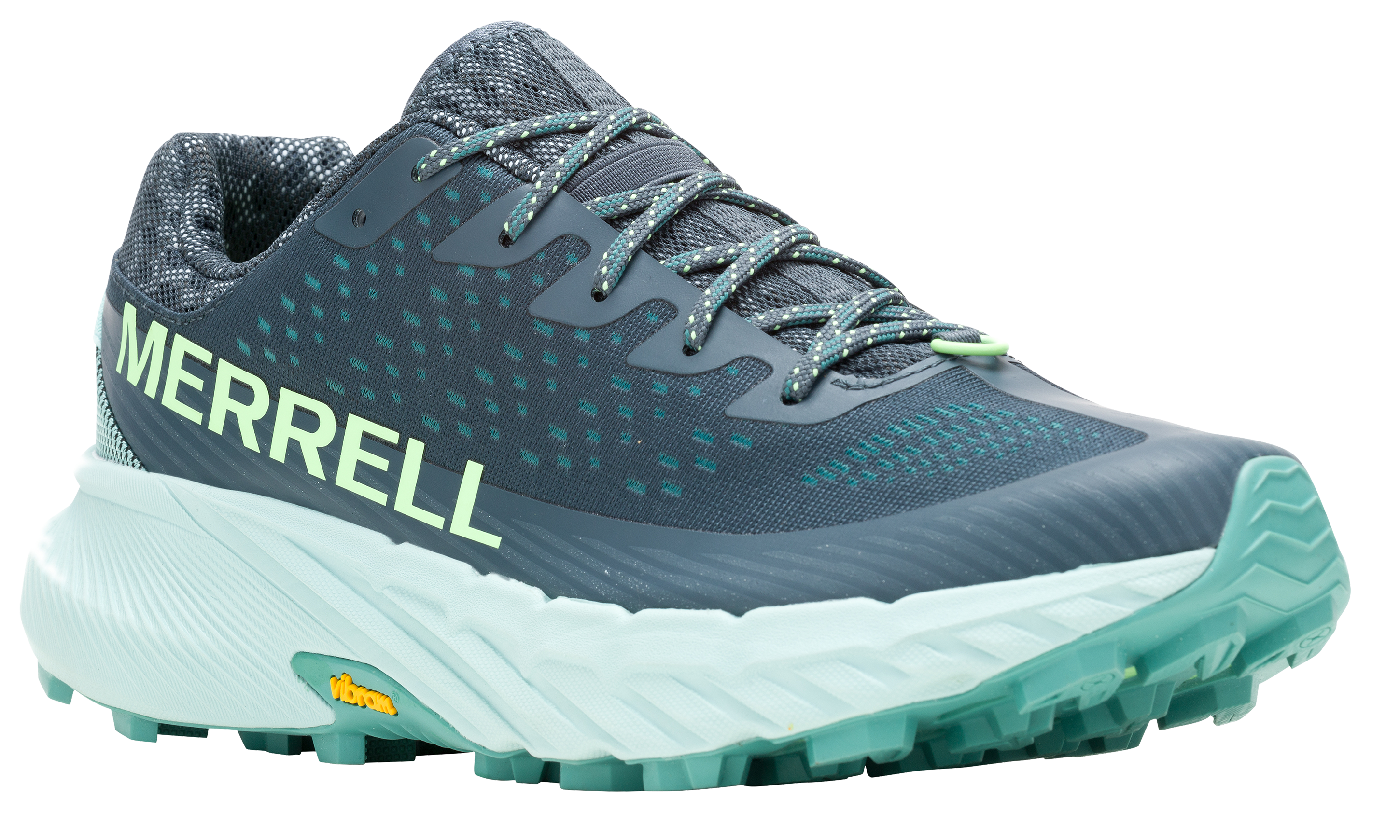 Image of Merrell Agility Peak 5 Trail Running Shoes for Men - Slate