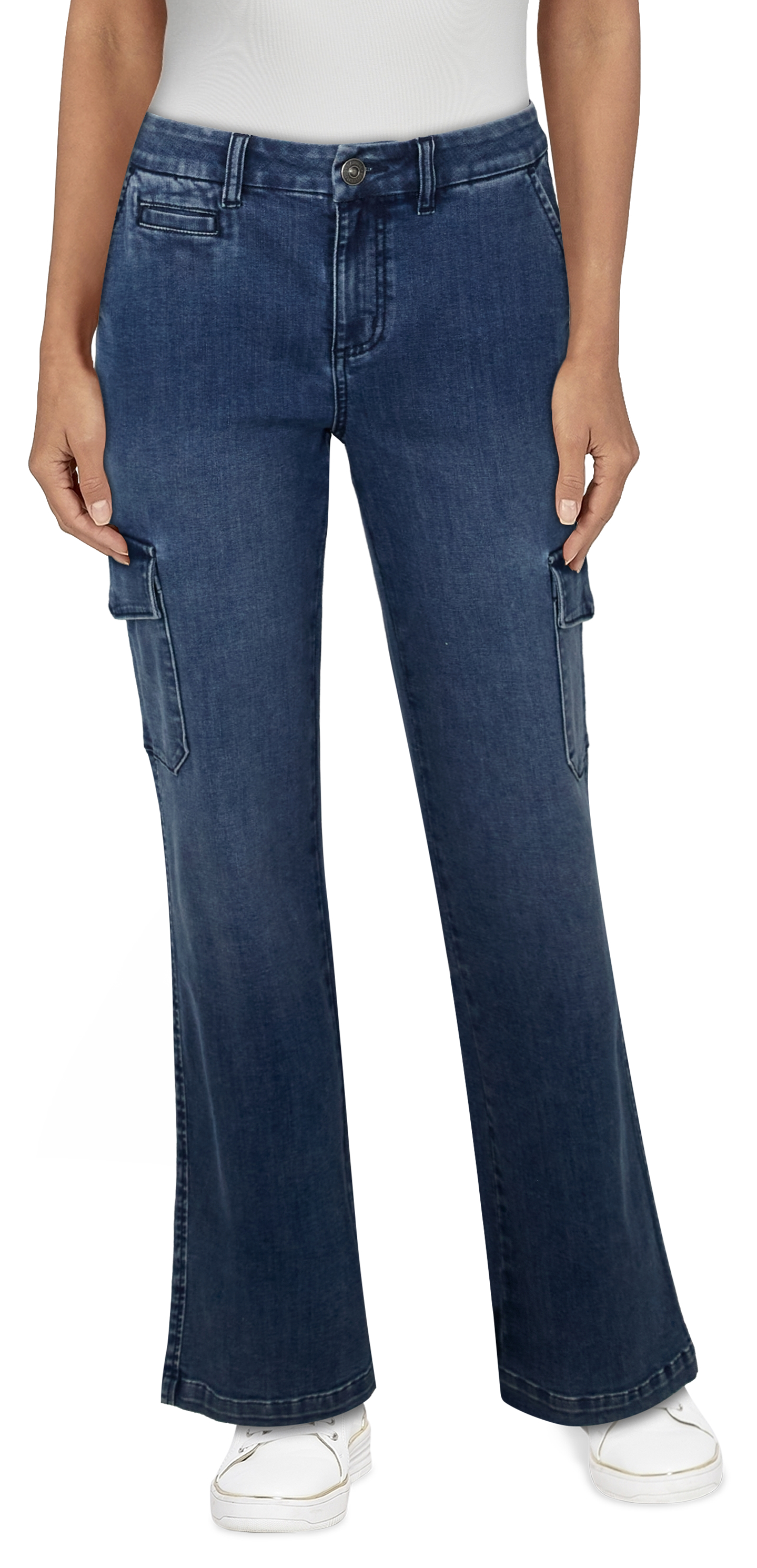 NATURAL REFLECTIONS Cargo Jeans for Ladies