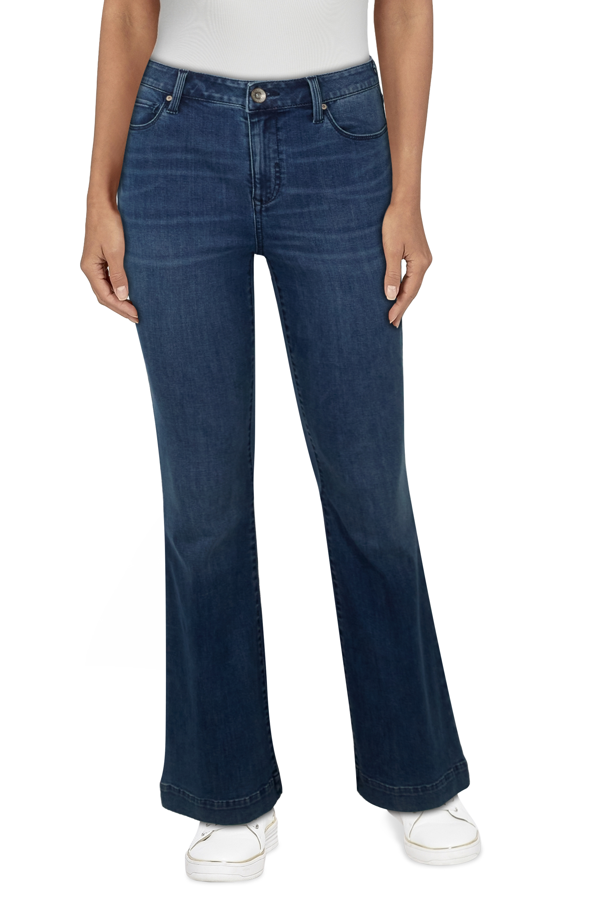 NATURAL REFLECTIONS High-Rise Flare Jeans for Ladies