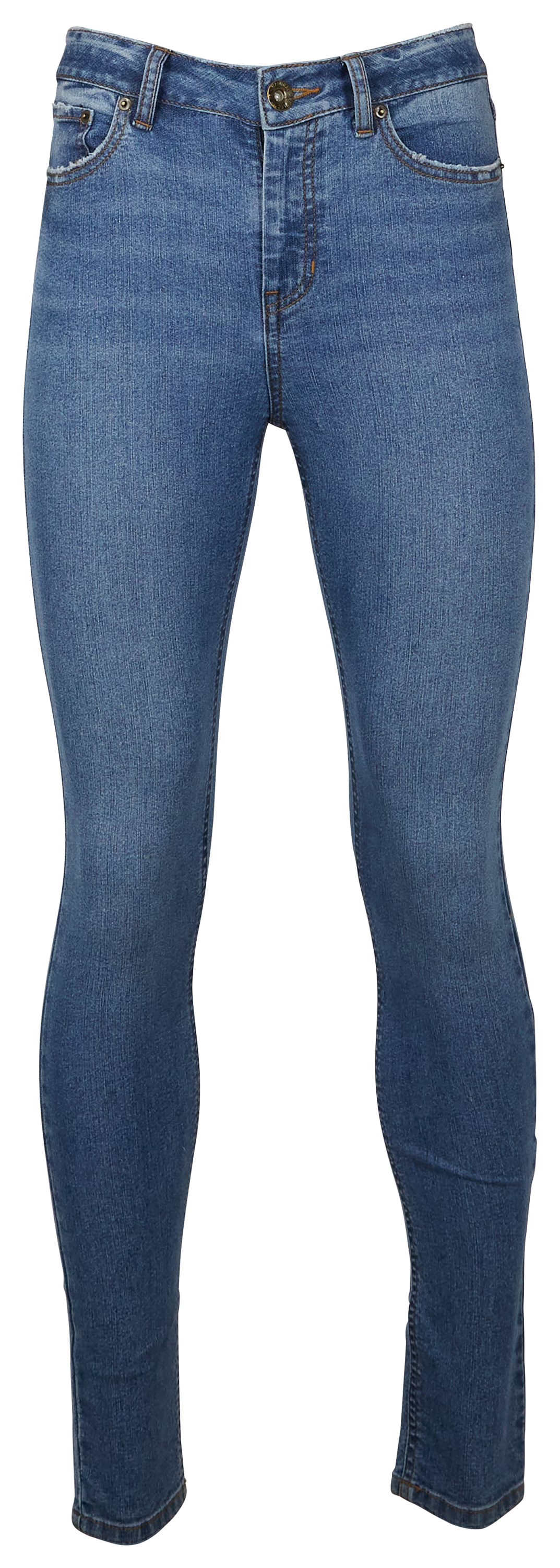 NATURAL REFLECTIONS High-Rise Slim-Leg Jeans