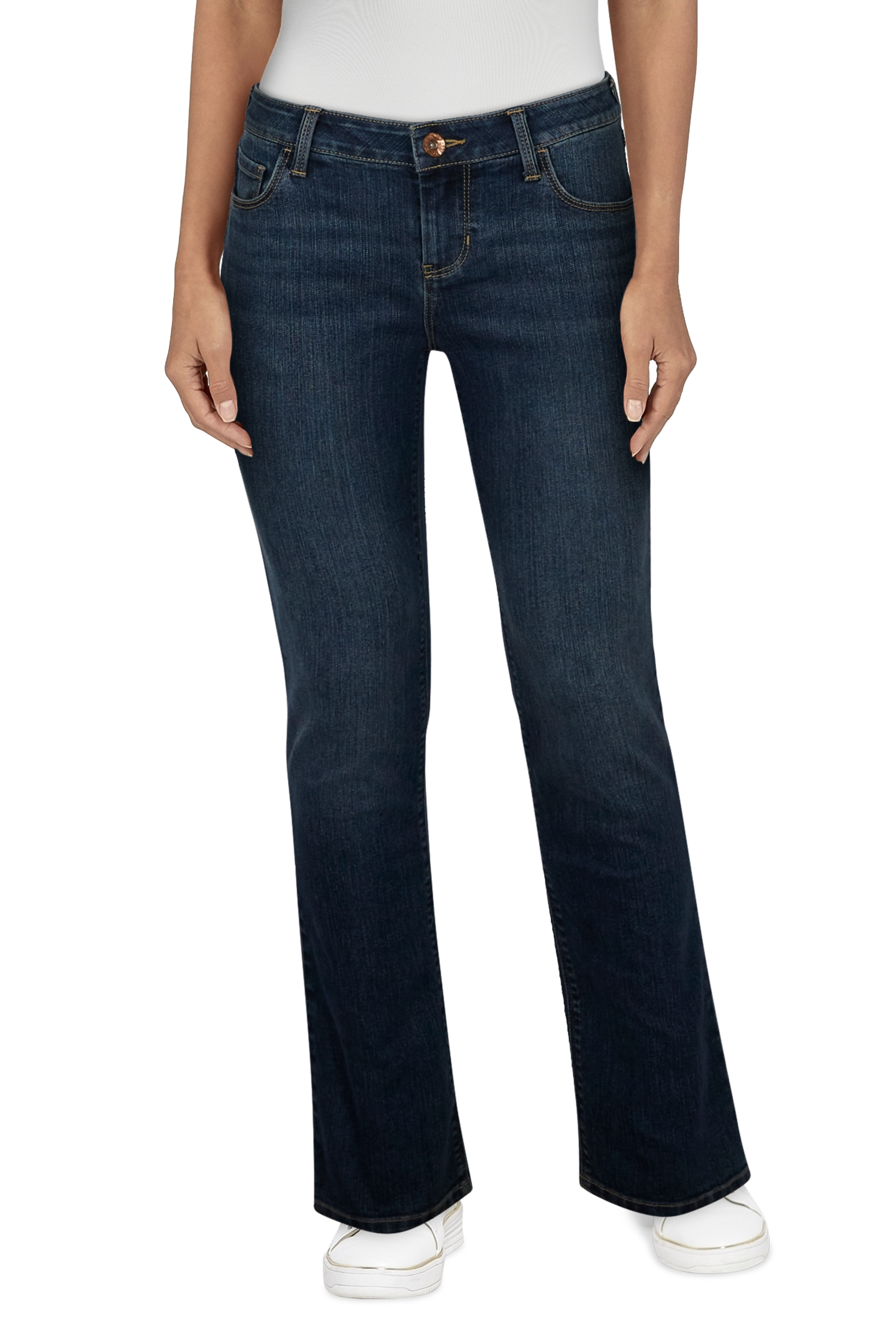 Natural Reflections Classic Fit Jeans for Ladies - Dark Wash - 14 - Regular