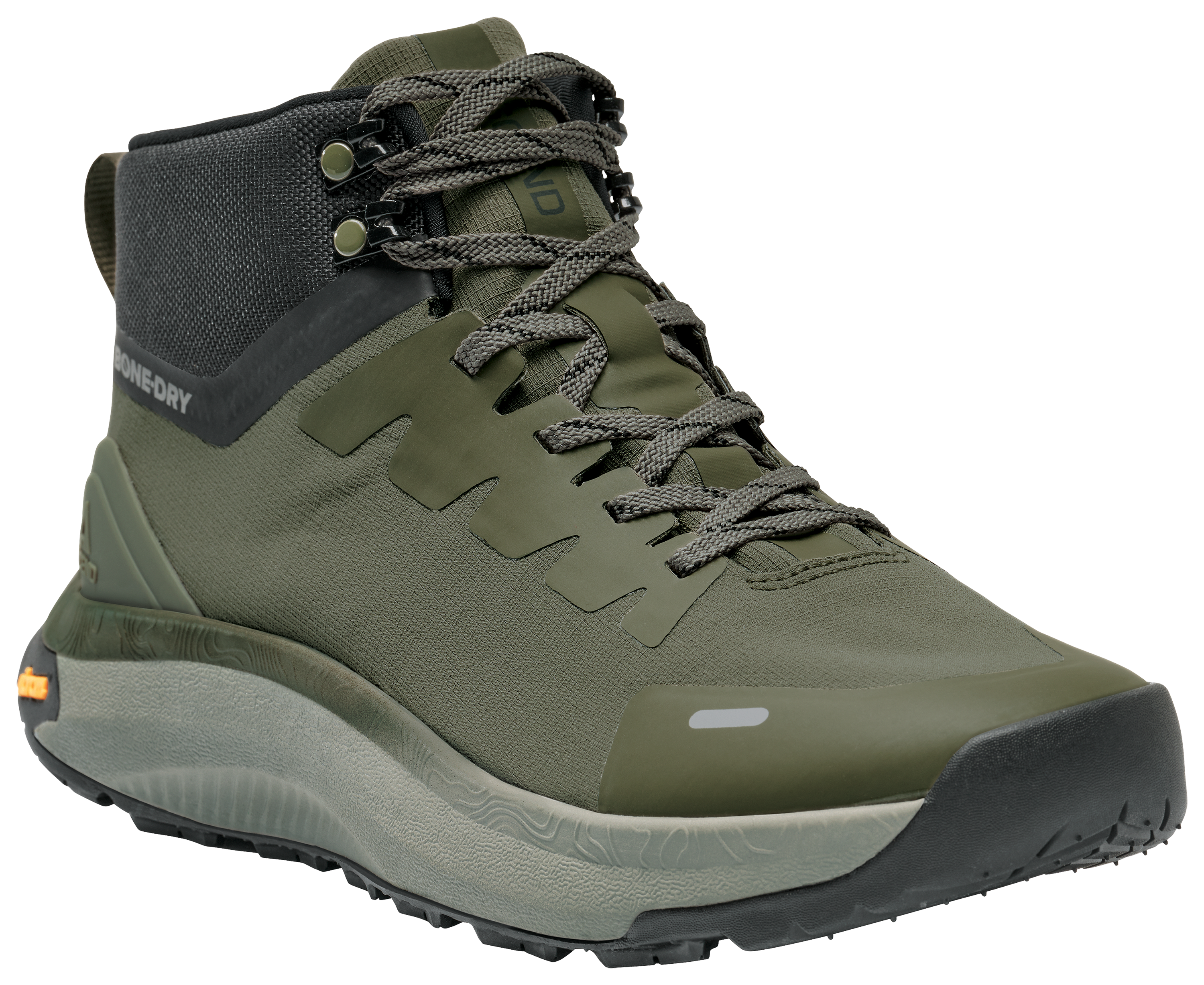 Image of Ascend Mojave LT Mid Waterproof Hiking Boots for Men - Olive Night/Rock Ridge - 8M