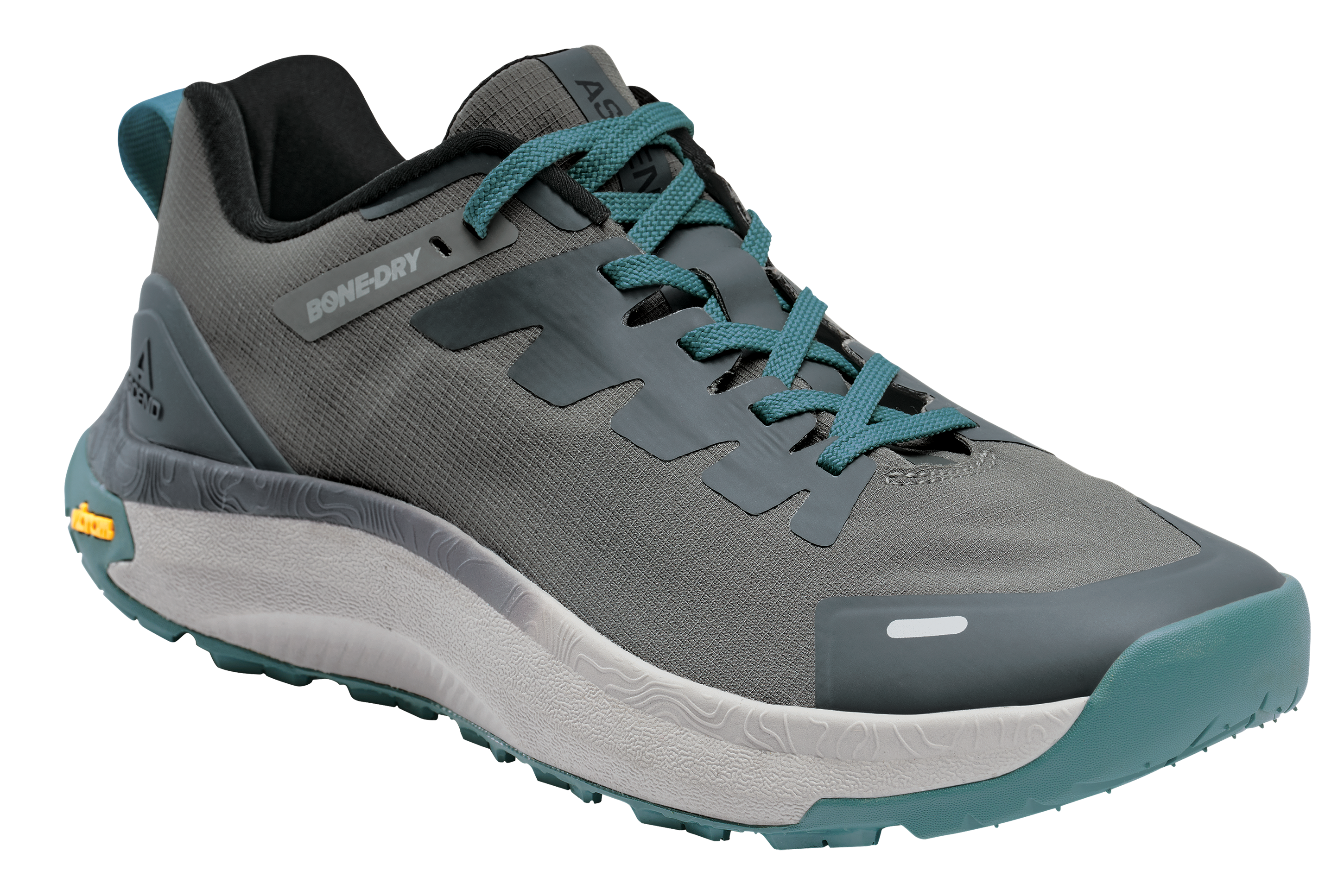 Image of Ascend Mojave LT Low Waterproof Hiking Shoes for Men - Charcoal/Grey/North Atlantic - 8M