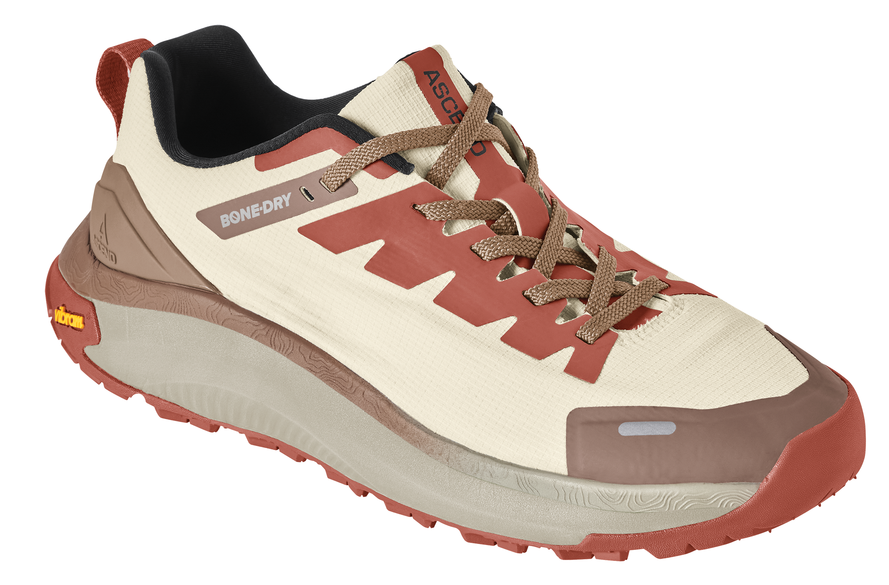 Image of Ascend Mojave LT Low Waterproof Hiking Shoes for Ladies - Bone/Baked Clay/Toasted Coconut - 6.5M