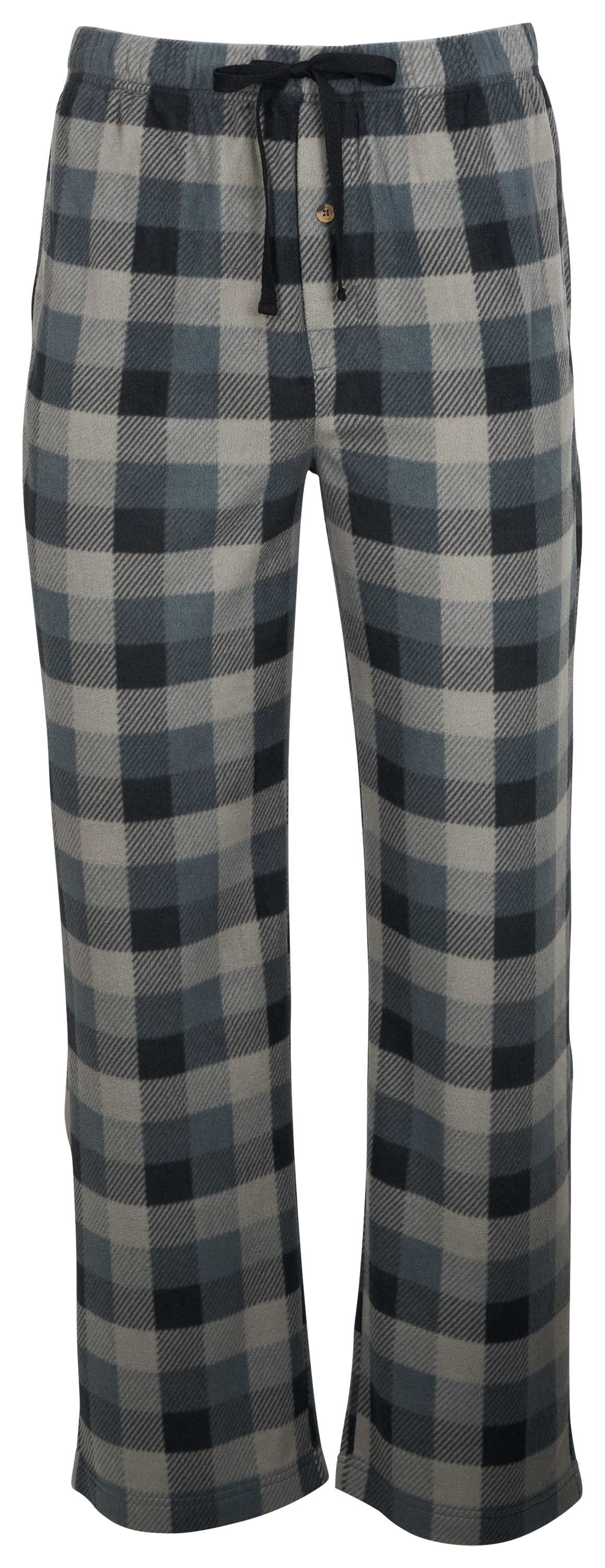 Image of RedHead Fleece Lounge Pants for Men - Navy/Gray Buffalo - M