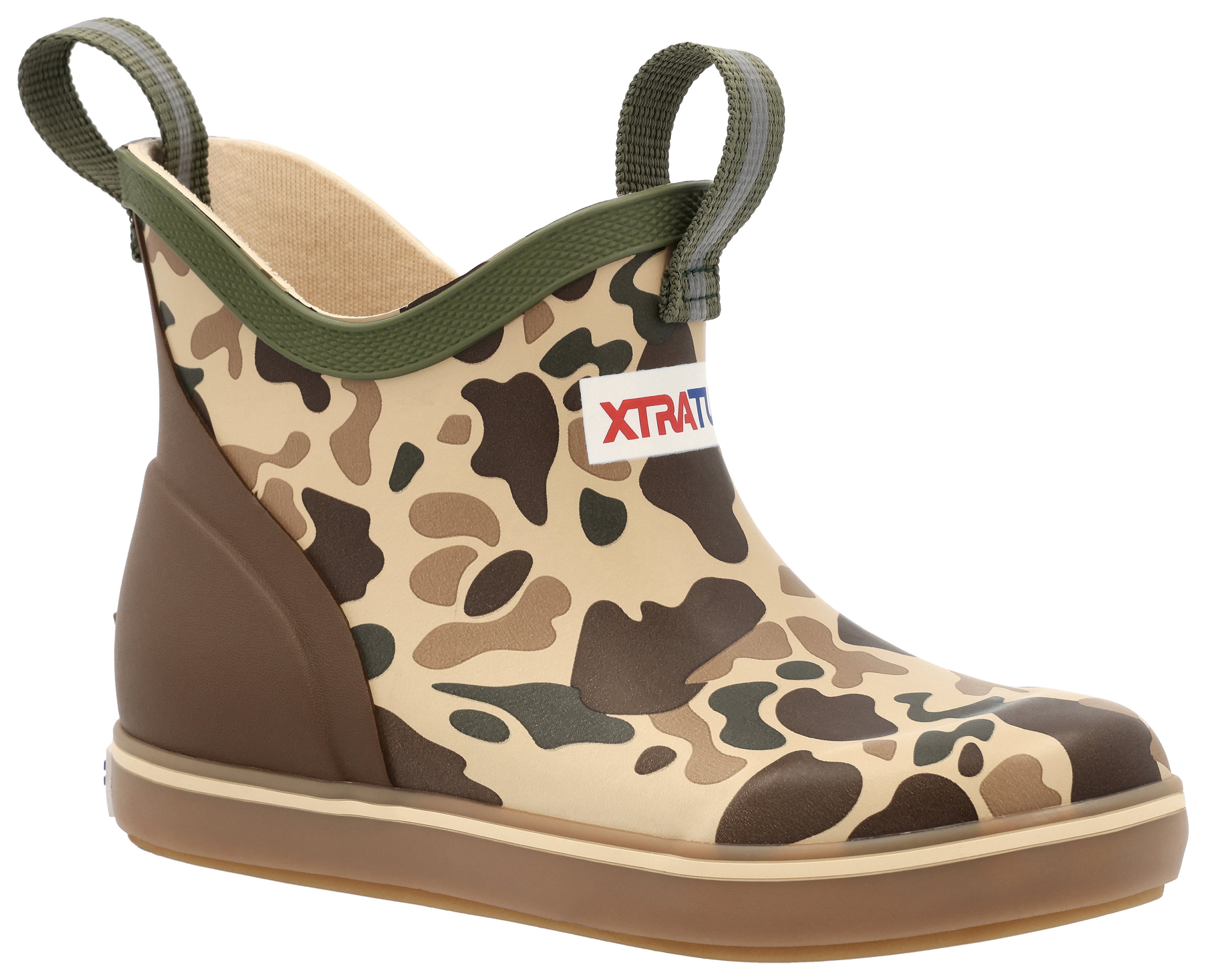 Image of Xtratuf Ankle Deck Boots for Kids - Duck Camo - 11 Kids