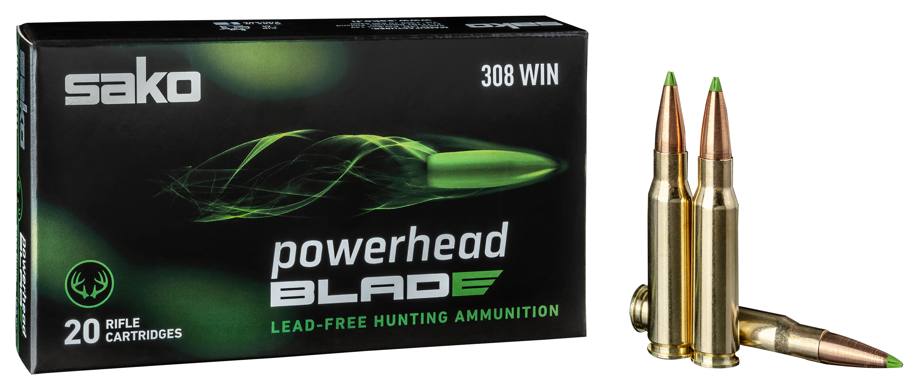 Sako Powerhead Blade .308 Winchester 162 Grain Centerfire Rifle Ammo