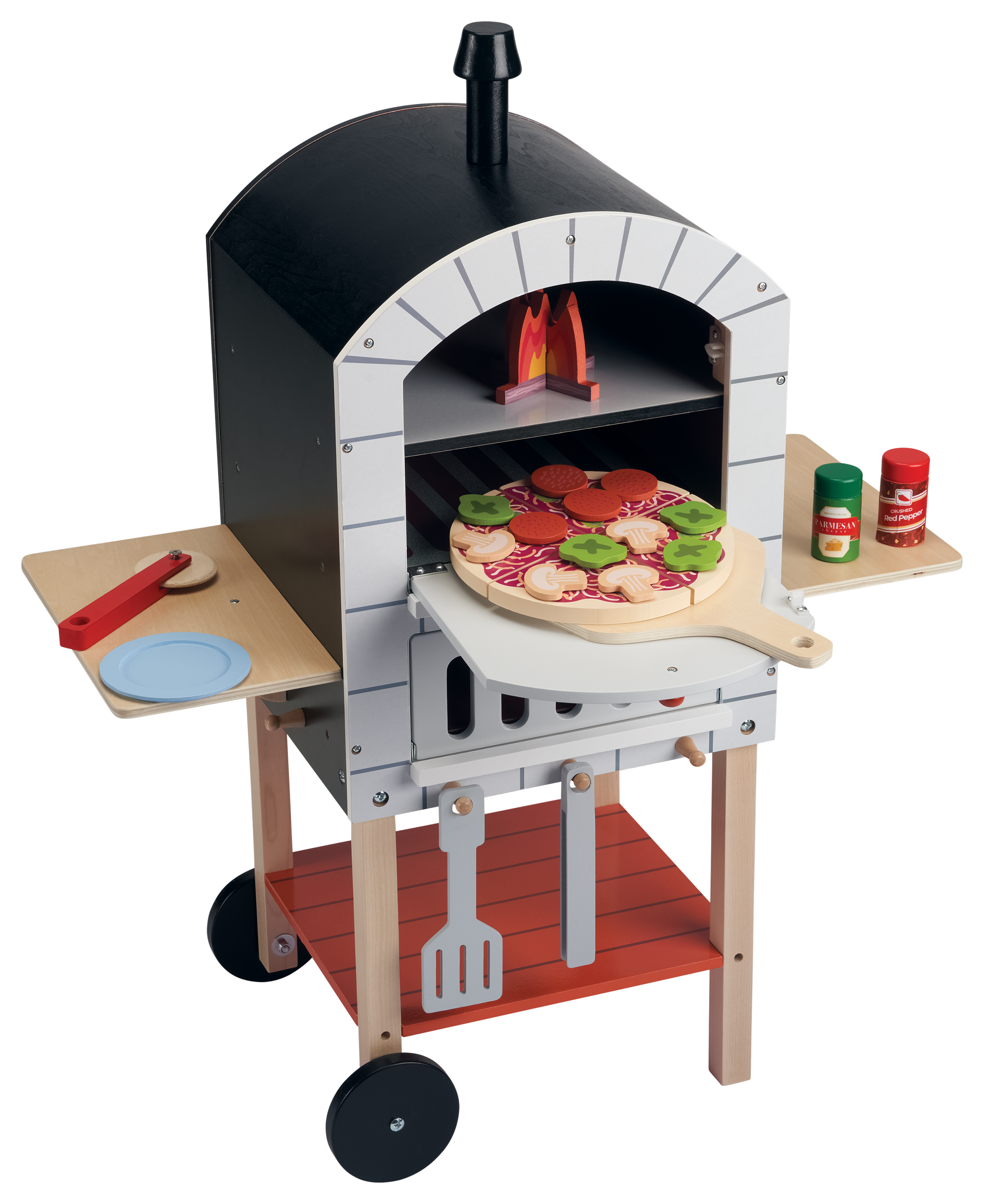 Image of Bass Pro Shops Wooden Pizza Oven Set for Kids