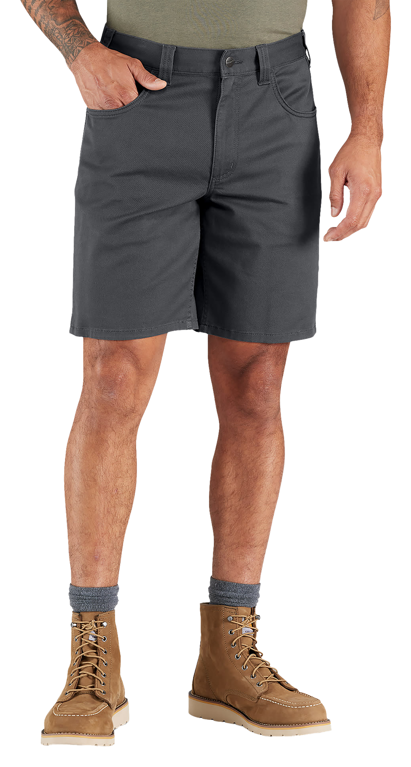 Image of Carhartt Force Relaxed-Fit Shorts for Men - Shadow - 34