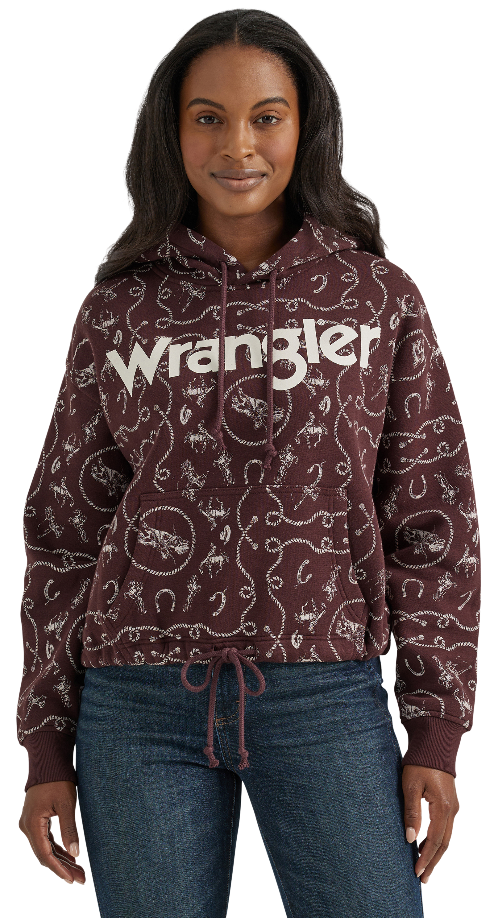 WRANGLER Retro Punchy Cinched Hoodie for Ladies