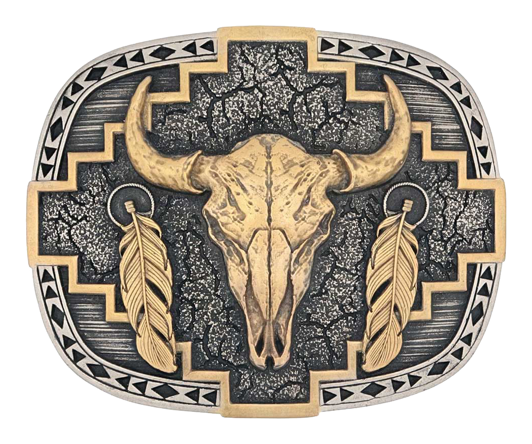 Image of Montana Silversmiths Southwest Abundance Attitude Belt Buckle