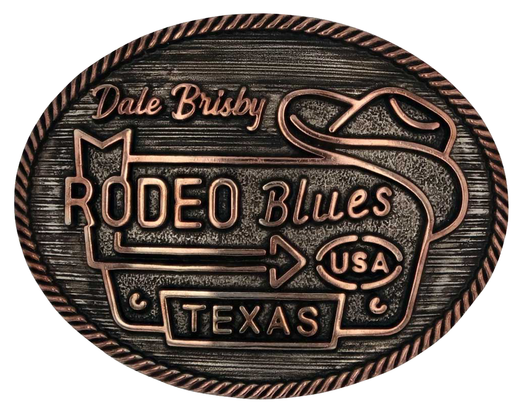 Image of Montana Silversmiths Dale Brisby Rodeo Blues Attitude Belt Buckle