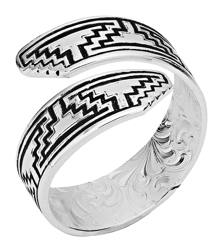 Image of Montana Silversmiths Southwestern Escape Wrap Ring