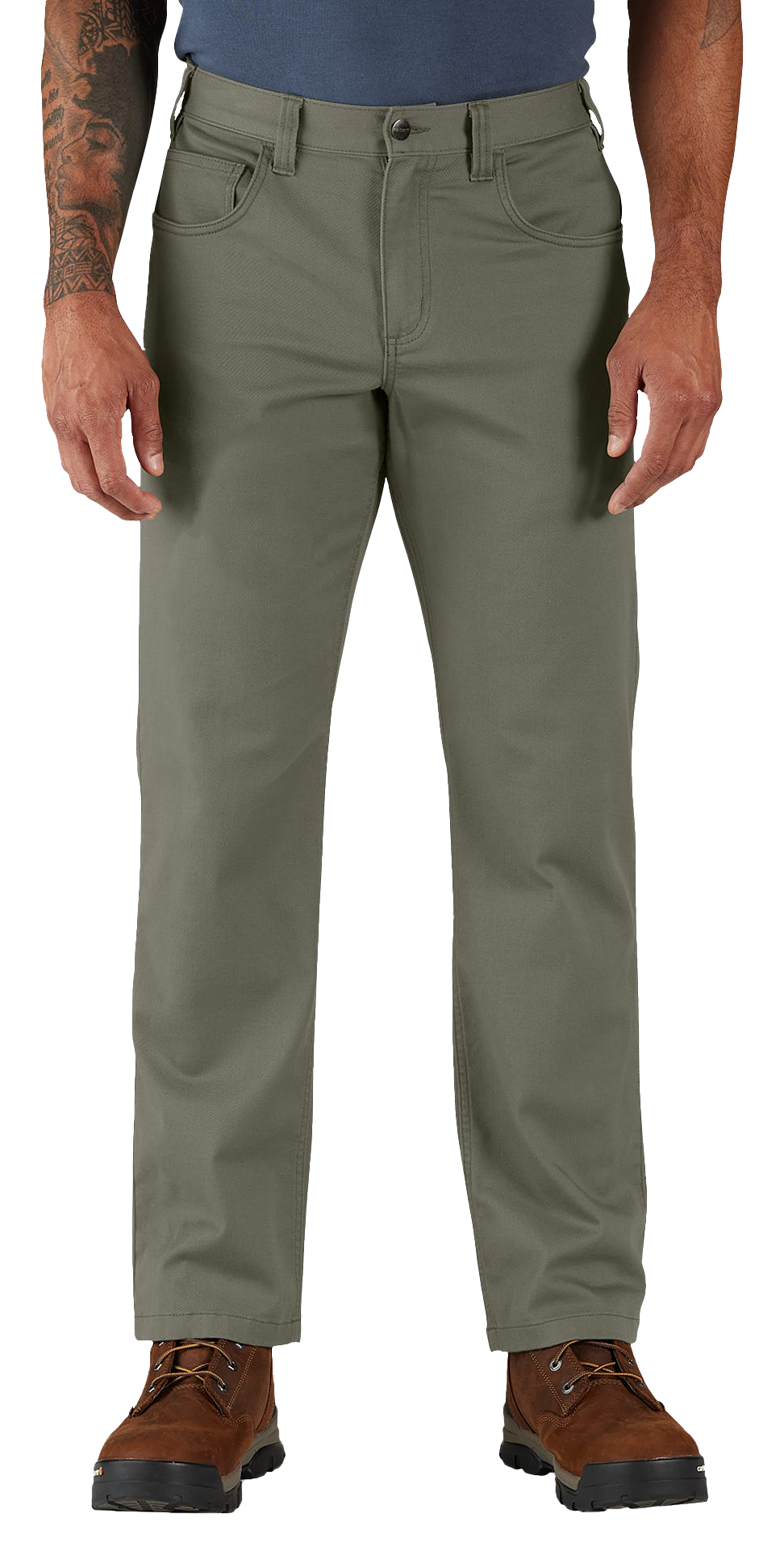 Image of Carhartt Force Relaxed-Fit Pants for Men - Dusty Olive - 30x30