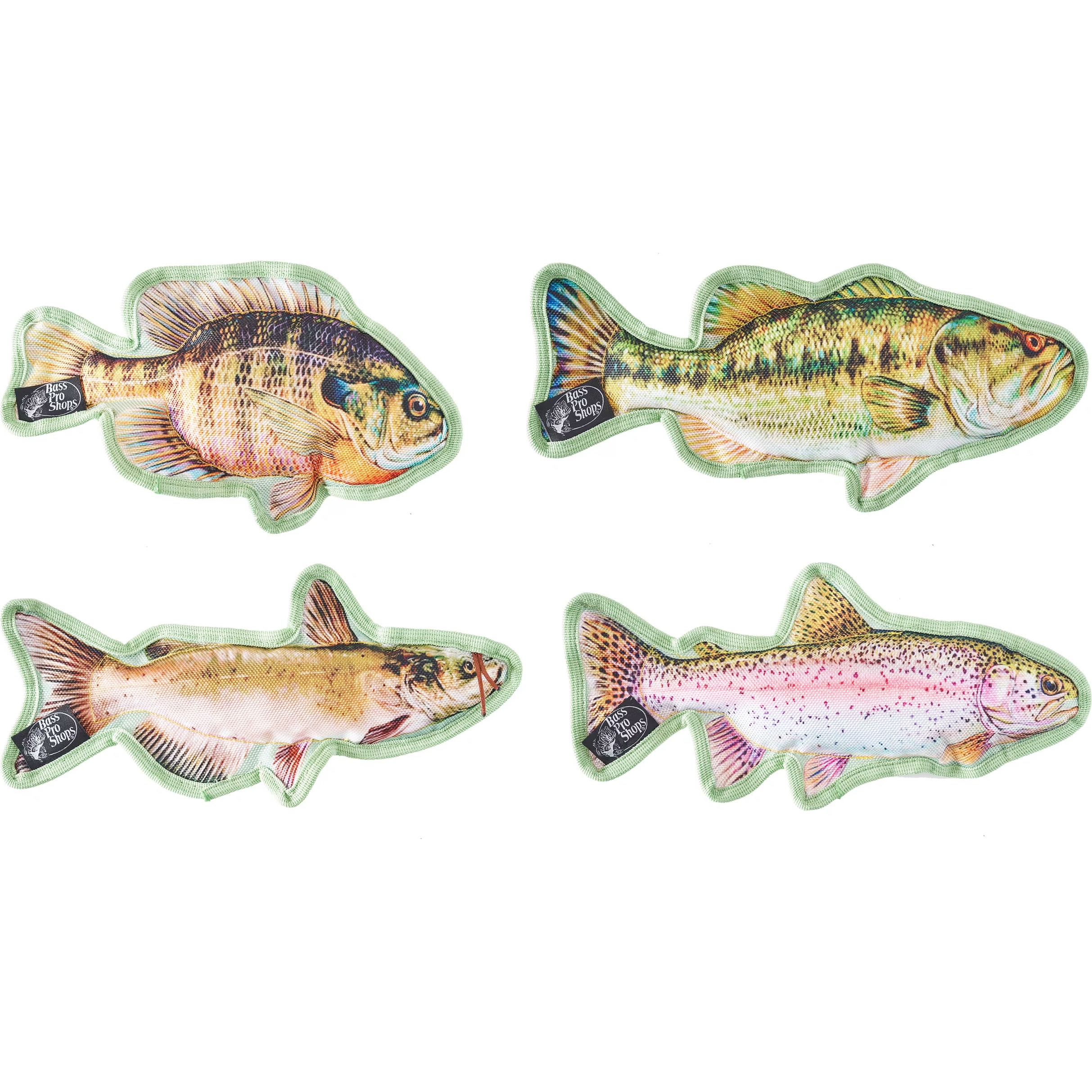 Bass Pro Shops Assorted Freshwater Fish Dog Toys                                                                                