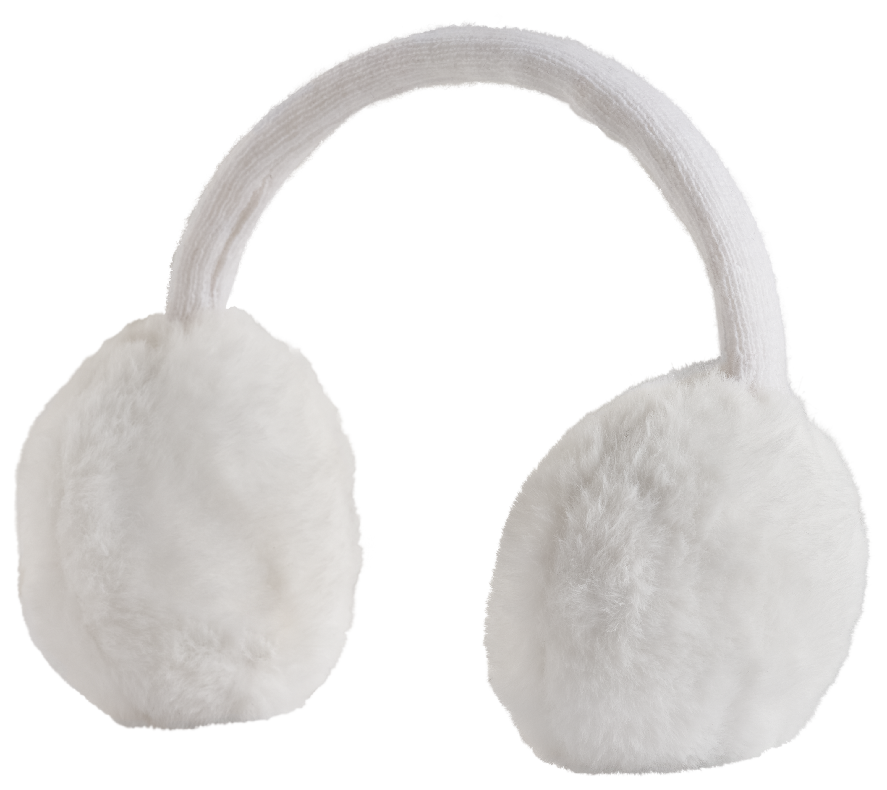 Image of Natural Reflections Faux-Fur Earmuffs for Ladies - Ivory