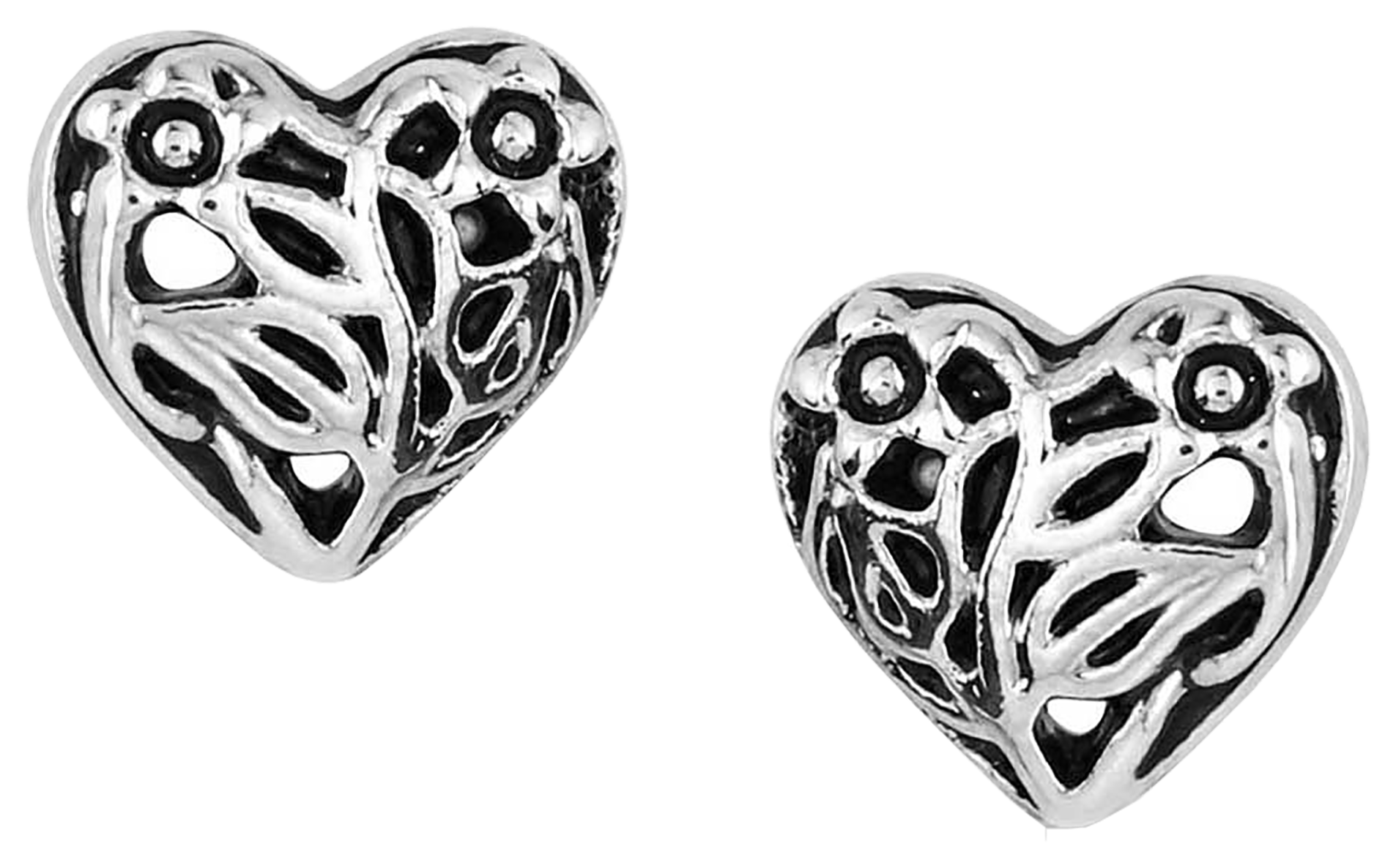 Image of Montana Silversmiths Nature's Love Heart Earrings