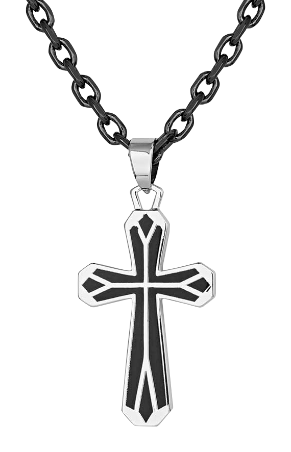 Image of Montana Silversmiths Deep Devotion Cross Necklace