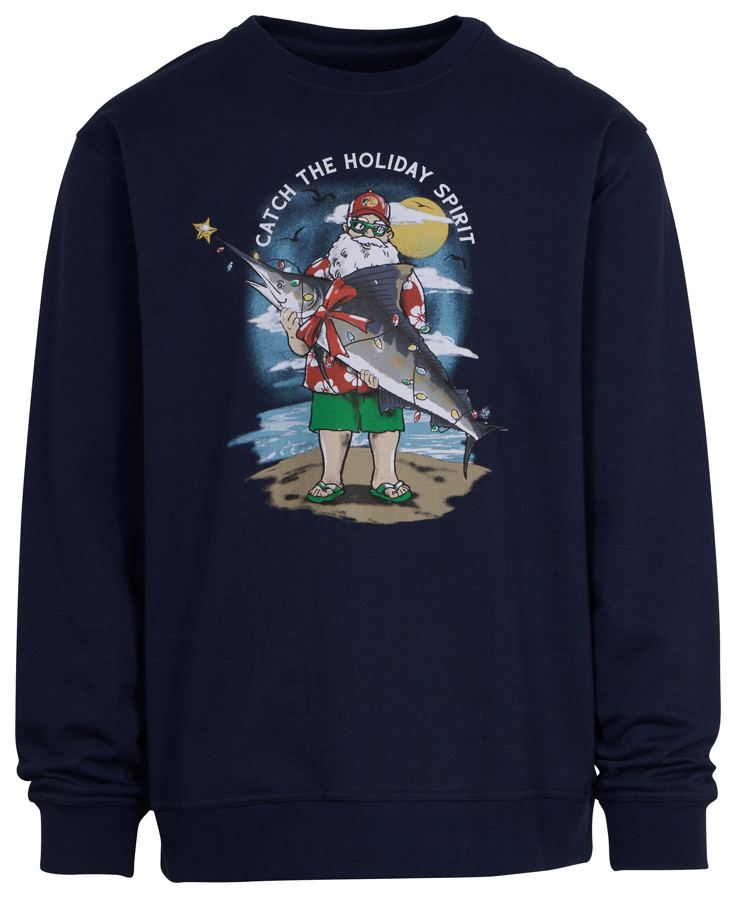 Bass Pro Shops Holiday Spirit Long-Sleeve Sweatshirt for Adults                                                                 