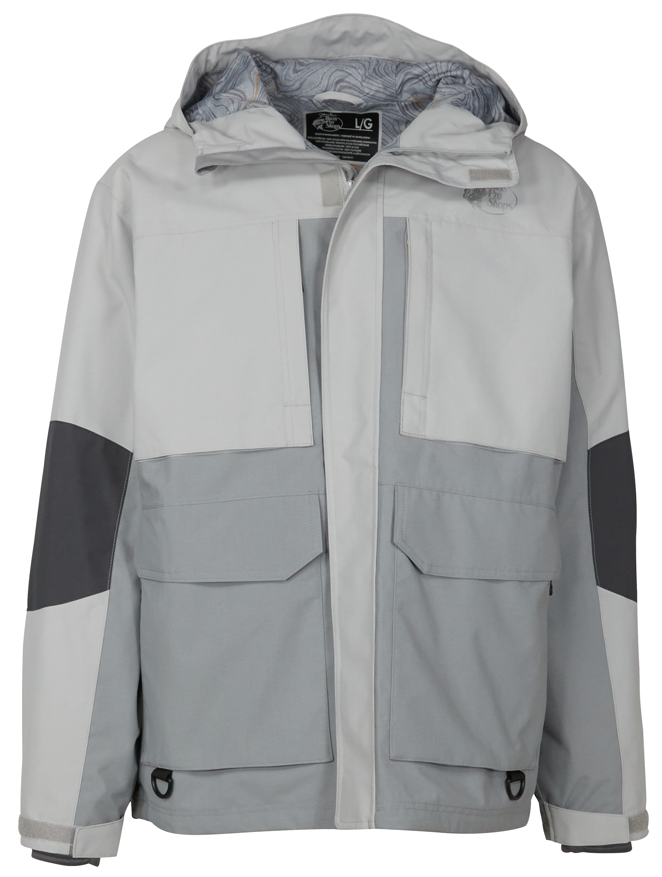 Image of Bass Pro Shops HPR Rain Jacket for Men - High Rise - S