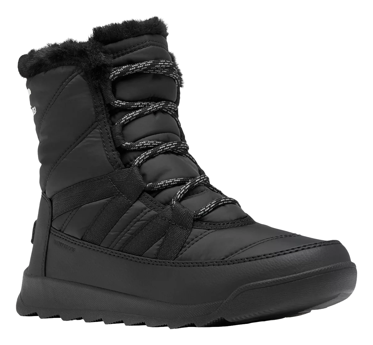 Image of Sorel Whitney II Plus Insulated Waterproof Winter Boots for Ladies - Black/Quarry - 6M