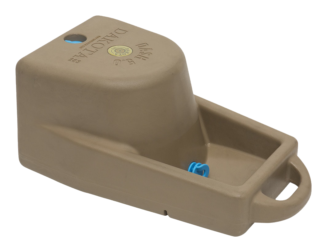 Image of Dakota 283 Dash 5.0 Watering System Portable Dog Water Bowl with Dakota Guard - Coyote Granite