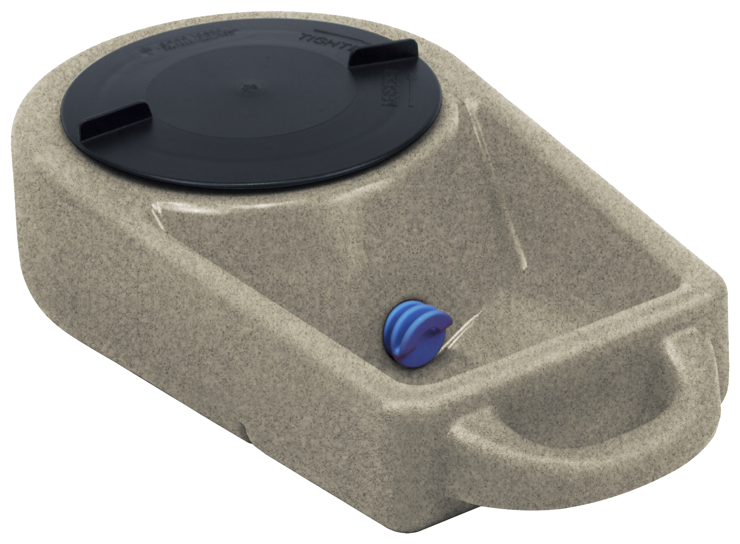 Dakota 283 Dine N Dash 2.5 Feeding and Watering System with Dakota Guard - Coyote Granite - Dakota 283