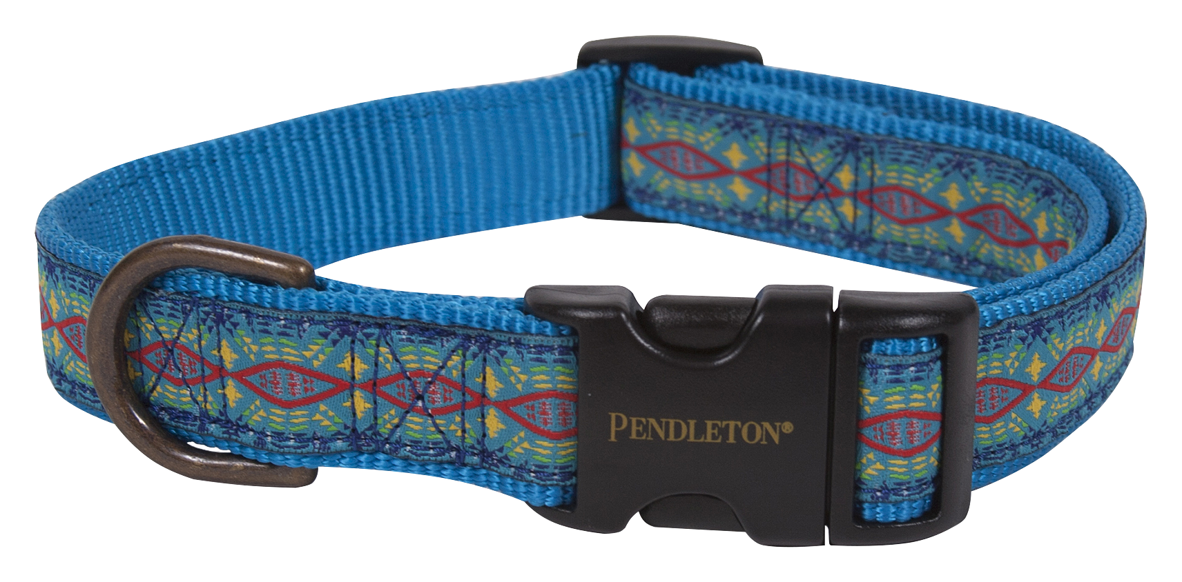 Image of Pendleton Pet Diamond River Dog Collar - Turquoise - XL