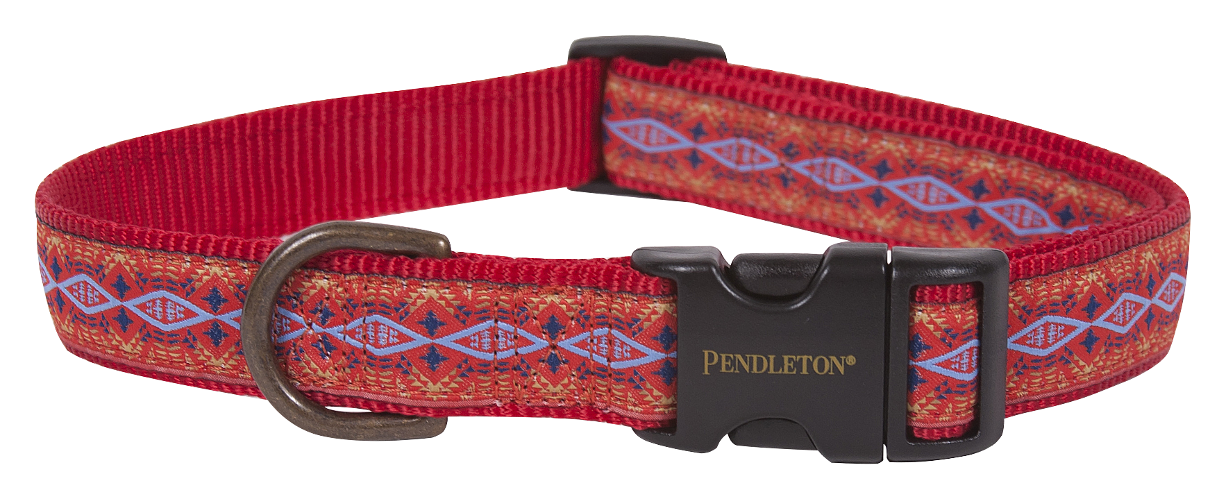 Image of Pendleton Pet Diamond River Dog Collar - Scarlet - XL