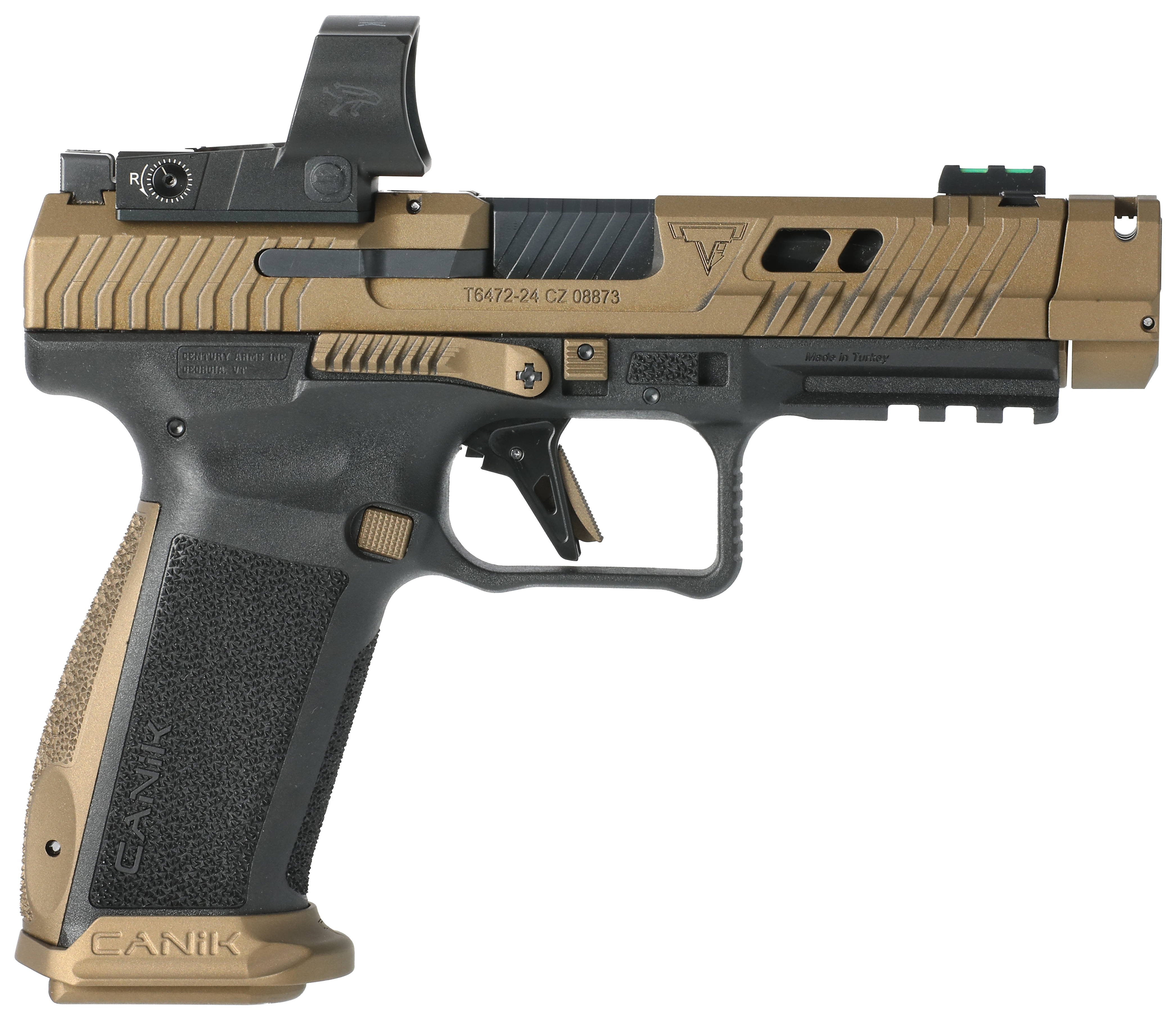 Canik TTI Combat SemiAuto Pistol with MECANIK MO2 Reflex Sight
