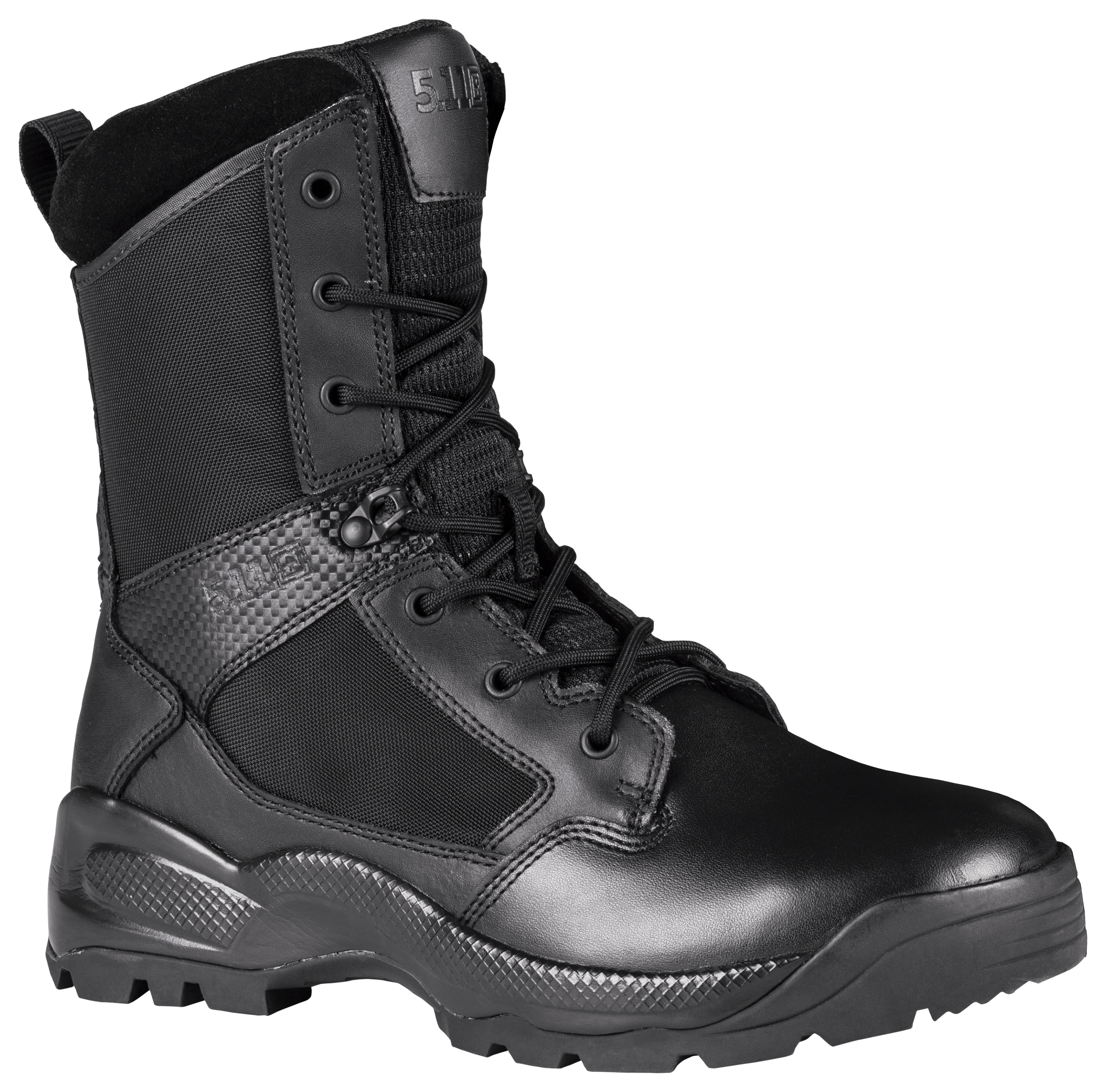 Image of 5.11 Tactical A.T.A.C. 2.0 Side-Zip Duty Boots for Men - Black - 8M