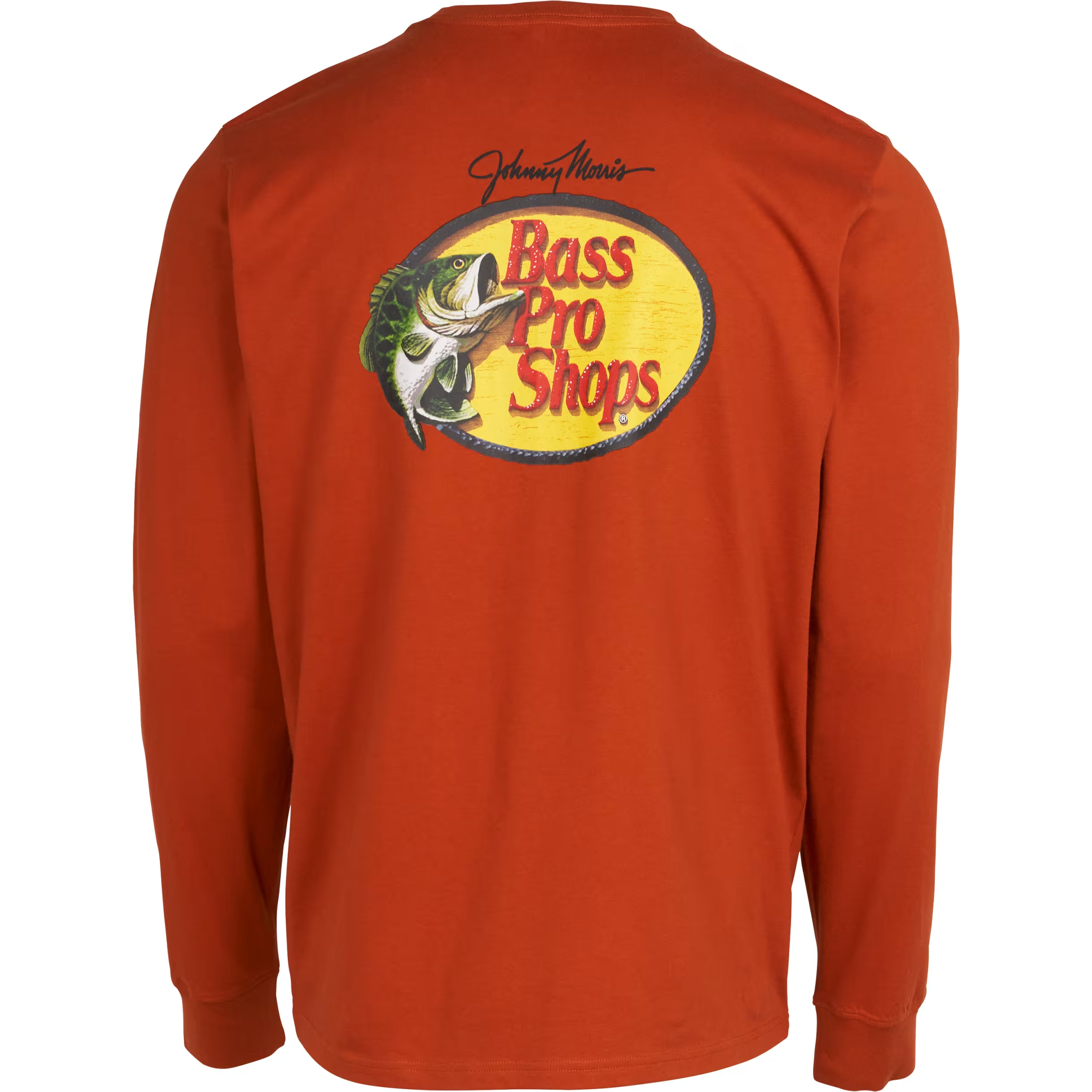 Image of Bass Pro Shops Woodcut Logo Long-Sleeve T-Shirt for Men - Cinnamon Stick
