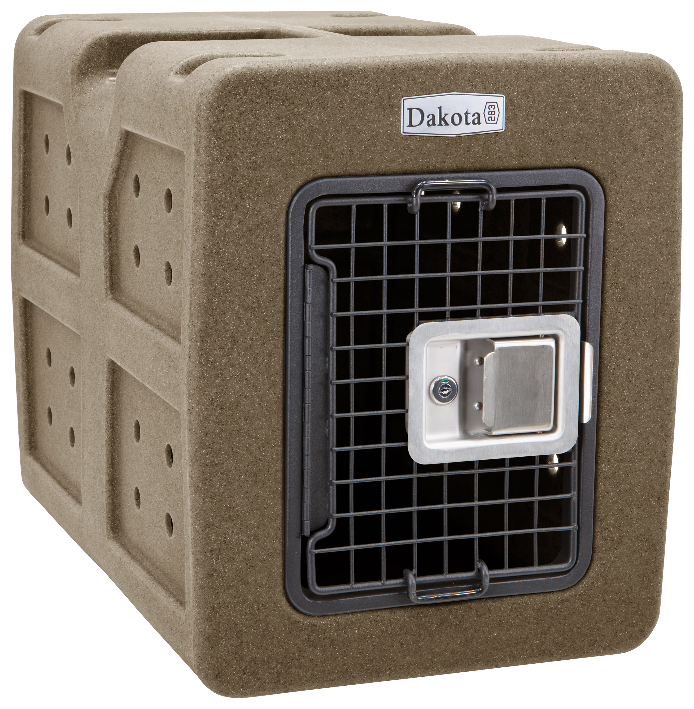 Image of Dakota 283 G3 Framed Door Dog Kennel with Dakota Guard - Coyote Granite - Small
