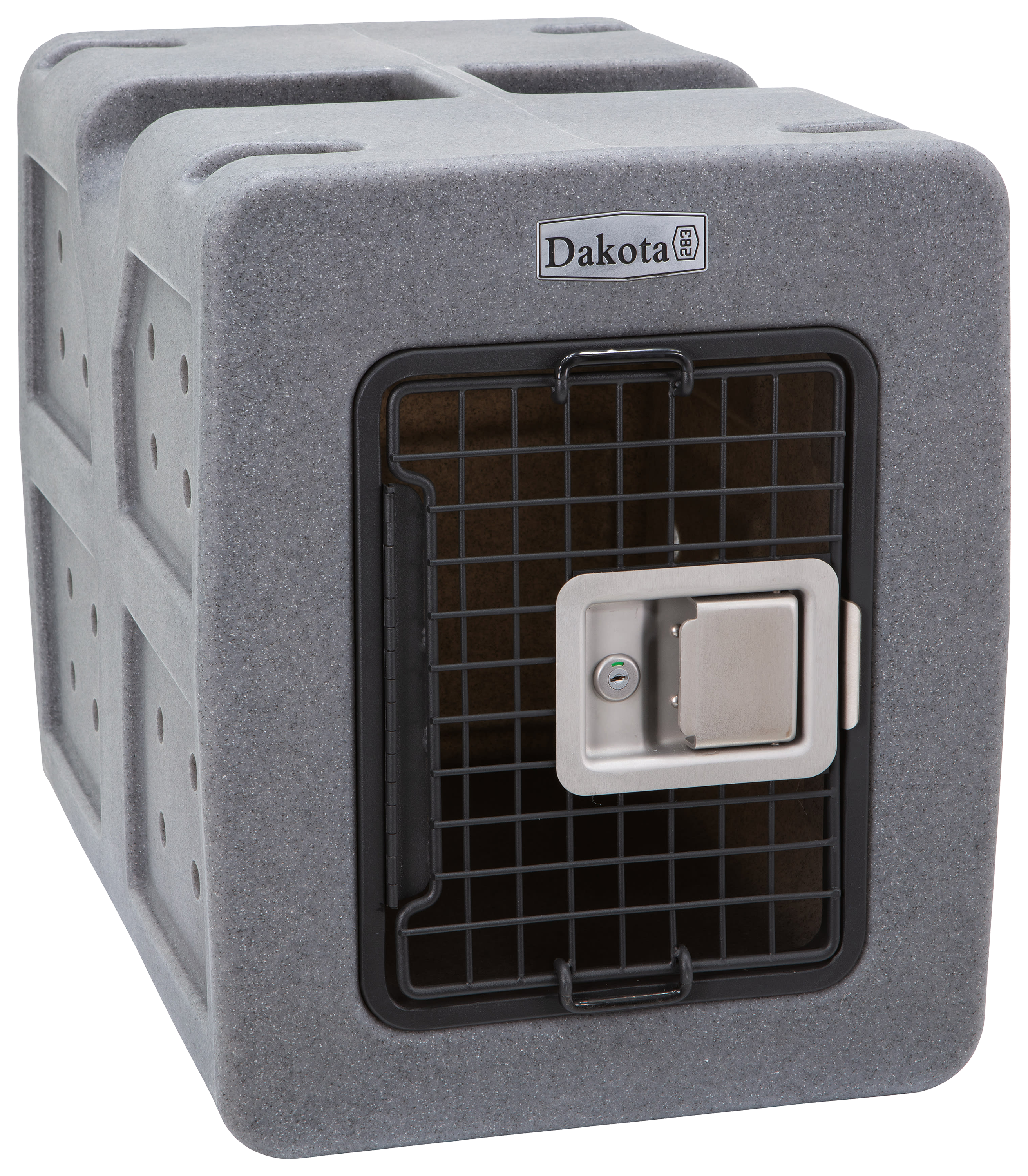 Dakota 283 G3 Framed Door Dog Kennel with Dakota Guard - Dark Granite - Small - Dakota 283