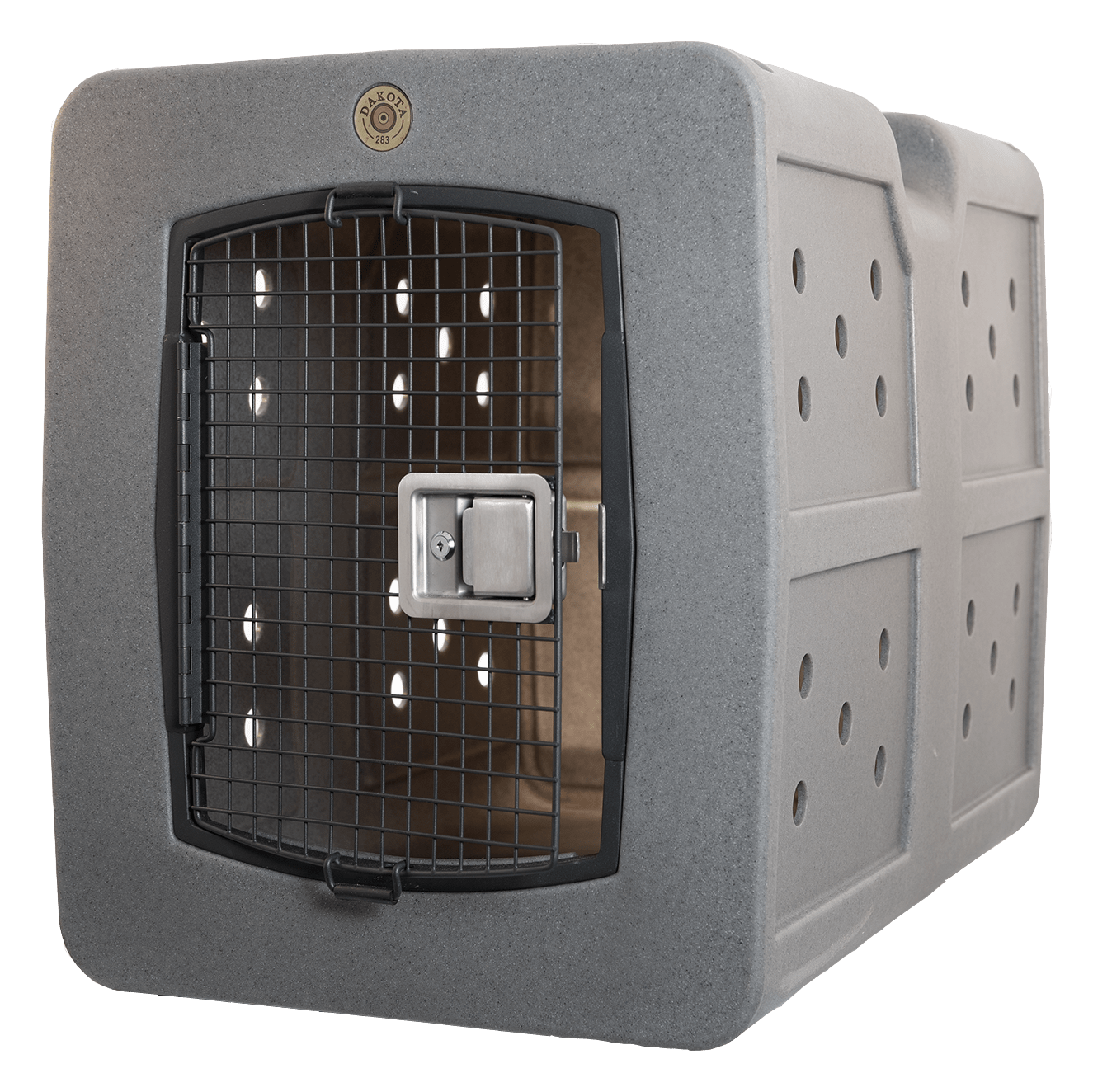 Image of Dakota 283 G3 Framed Door Dog Kennel with Dakota Guard - Dark Granite - X-Large