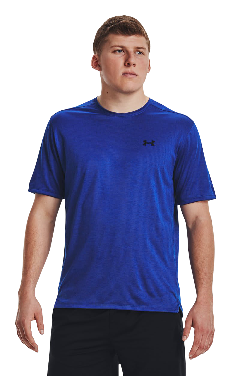 Image of Under Armour UA Tech Vent Short-Sleeve T-Shirt for Men - Royal/Black - L