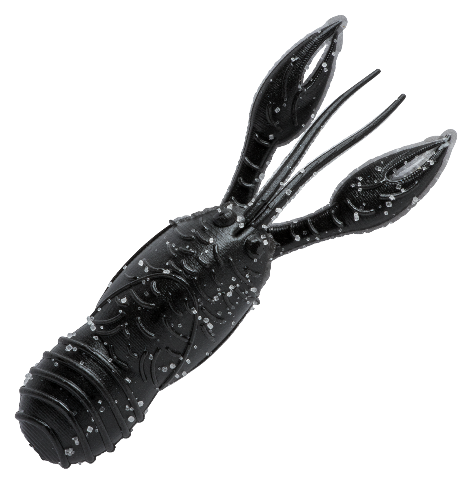 Image of "Great Lakes Finesse Juvy Craw - Matte Black - 2-1/2"""