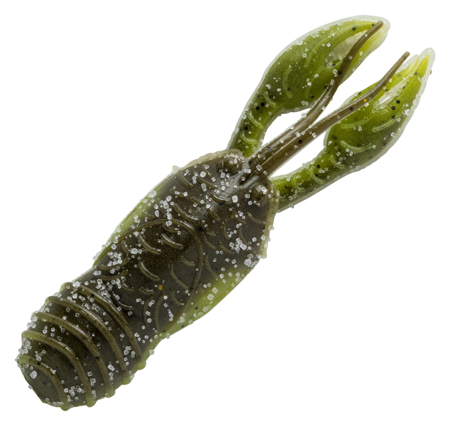 Image of "Great Lakes Finesse Juvy Craw - Green Pumpkin/Watermelon - 2-1/2"""