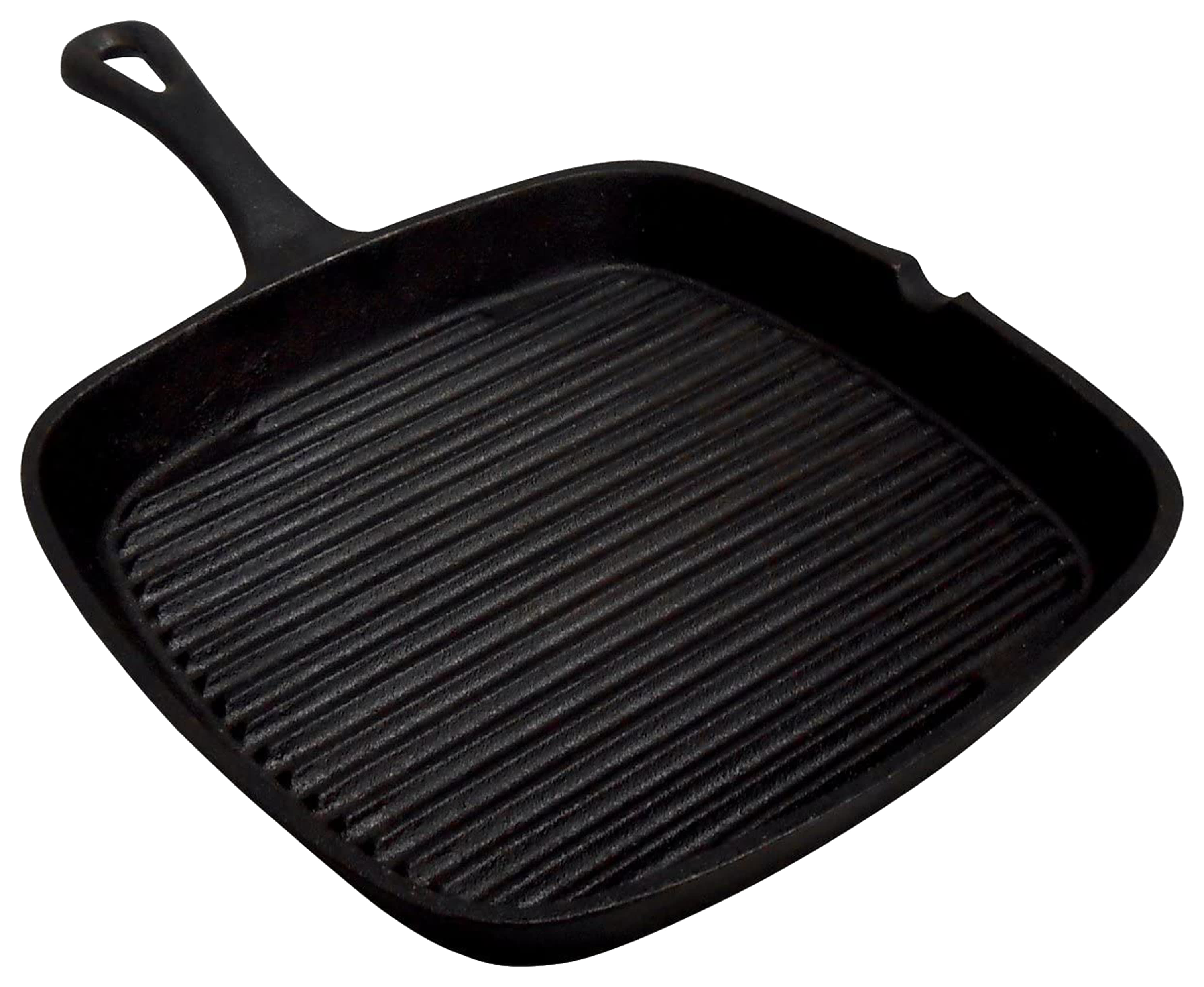 Image of King Kooker Cast Iron Square Skillet with Pour Spout