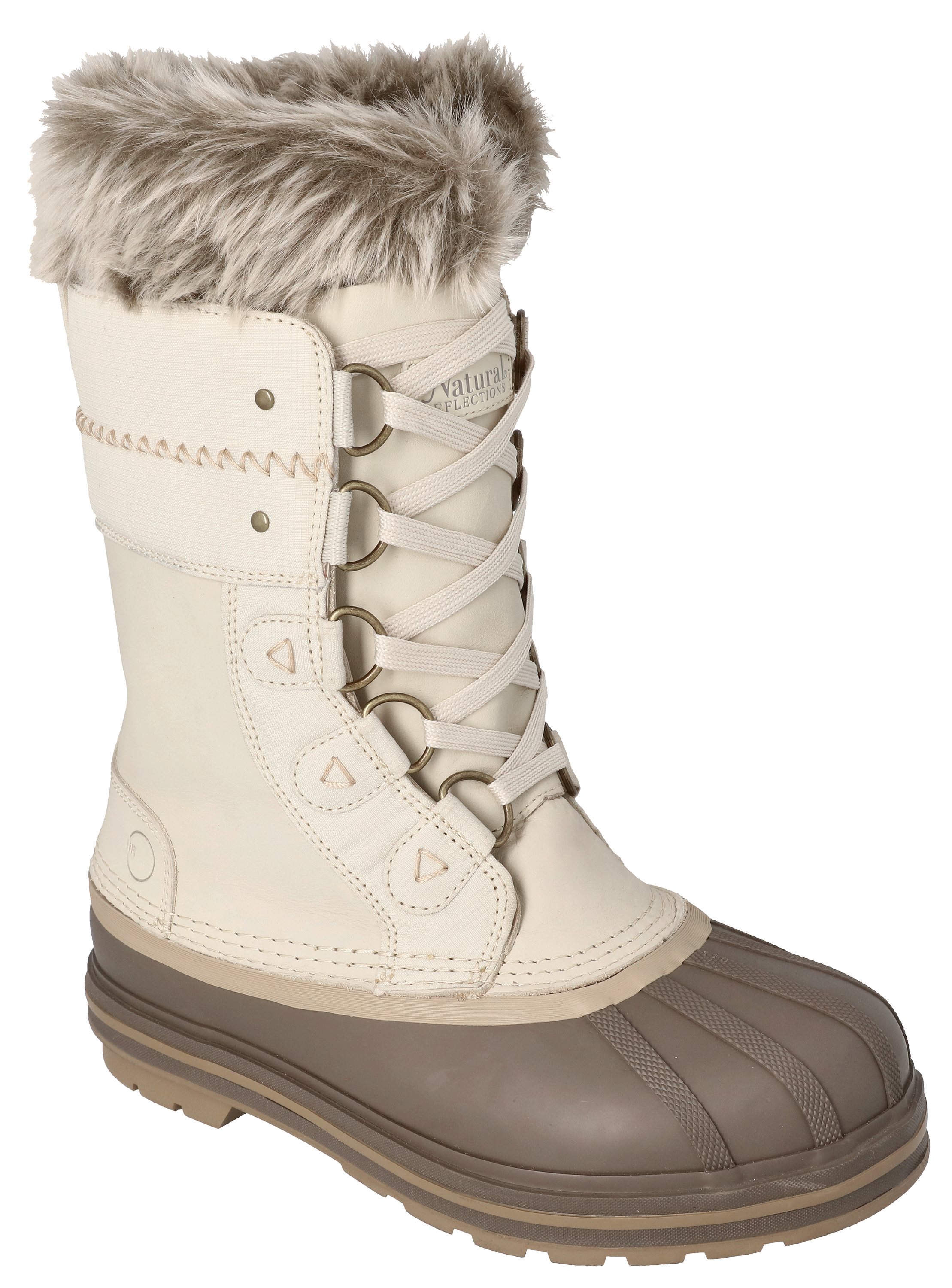 Image of Natural Reflections Caisyn Insulated Pac Boots for Ladies - Fog - 6M