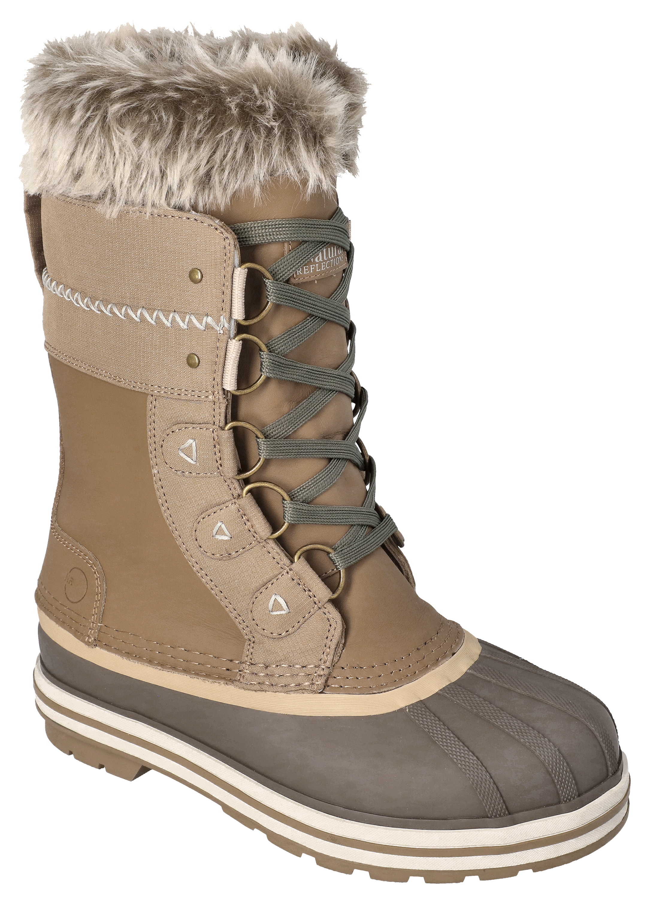 Image of Natural Reflections Caisyn Insulated Pac Boots for Ladies - Tobacco - 6M