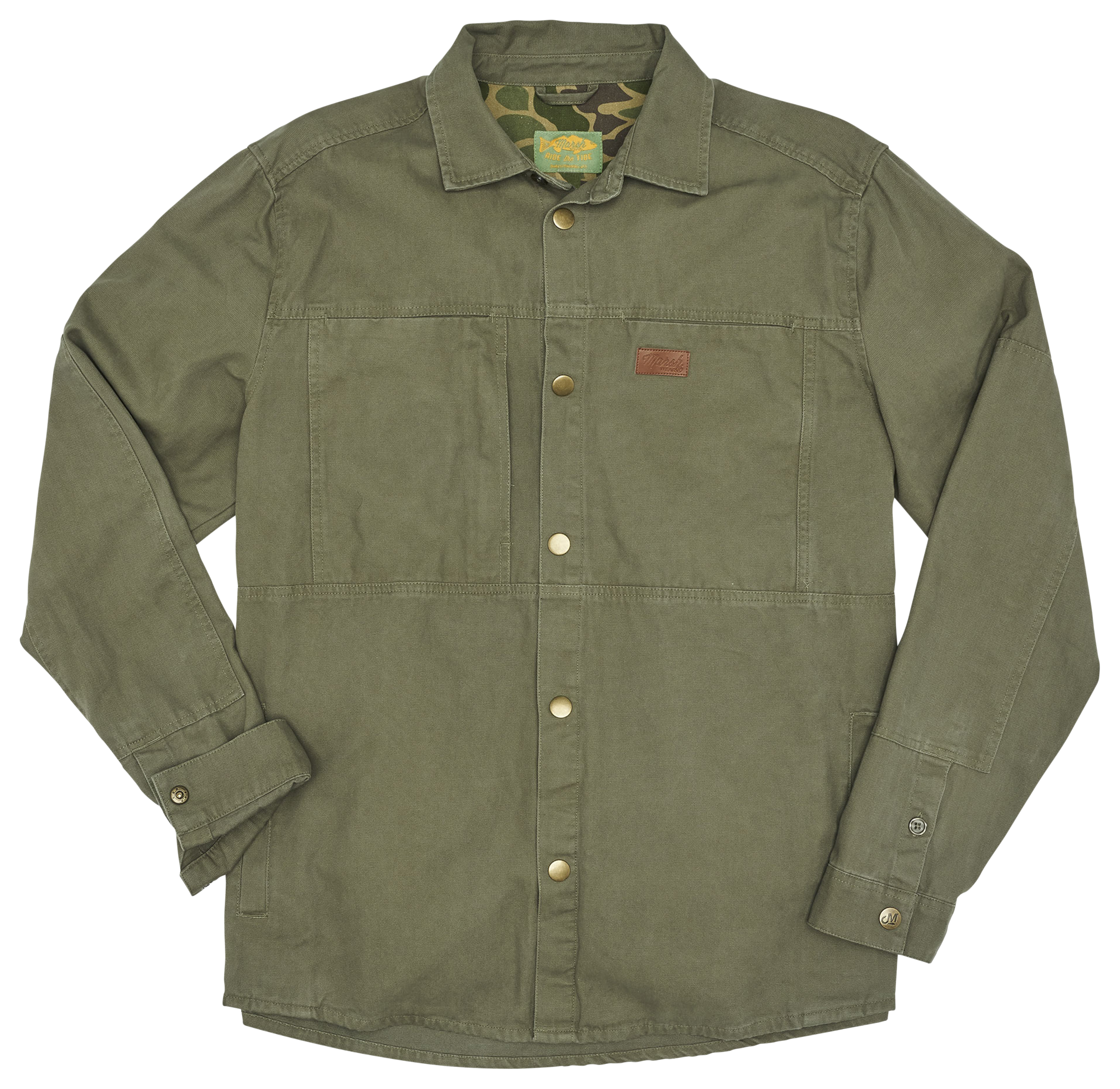 Image of Marsh Wear Delano Shacket - Fossil