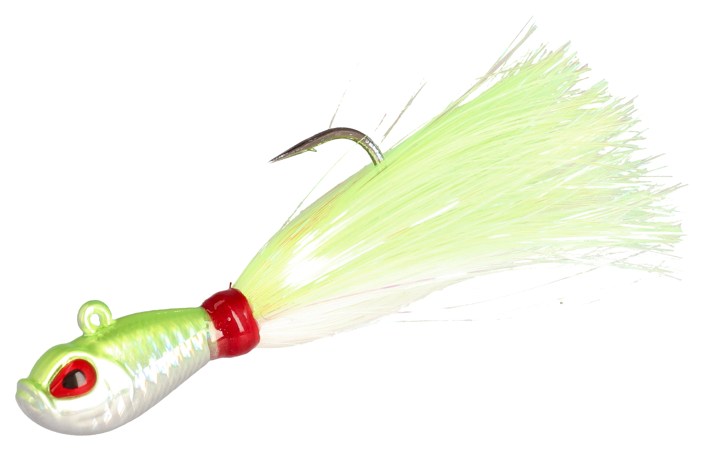 Image of Offshore Angler Mylar Jig - White/Chartreuse - 3 oz.
