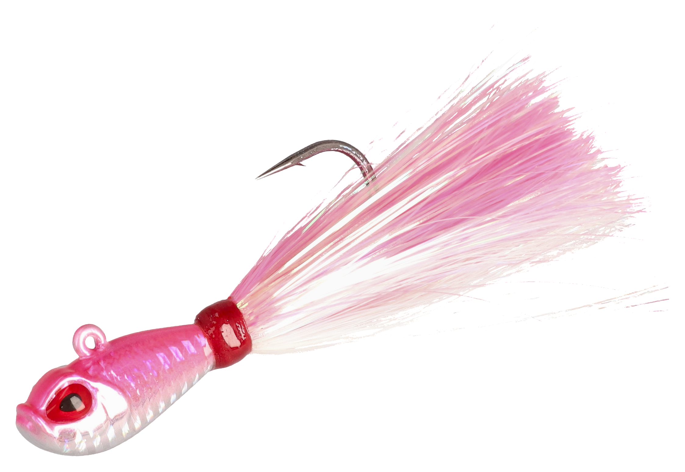 Image of Offshore Angler Mylar Jig - White/Pink - 3 oz.