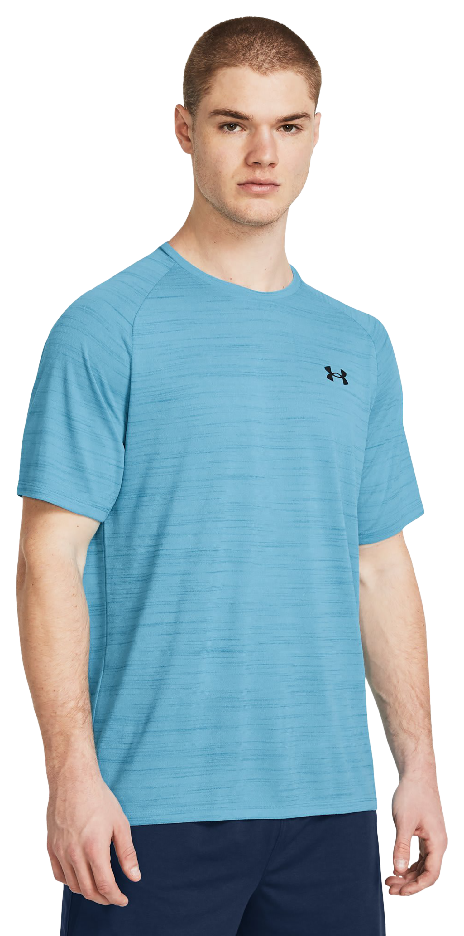 Under Armour Tech 2.0 Tiger Short-Sleeve Shirt for Men - Capri/Black - S