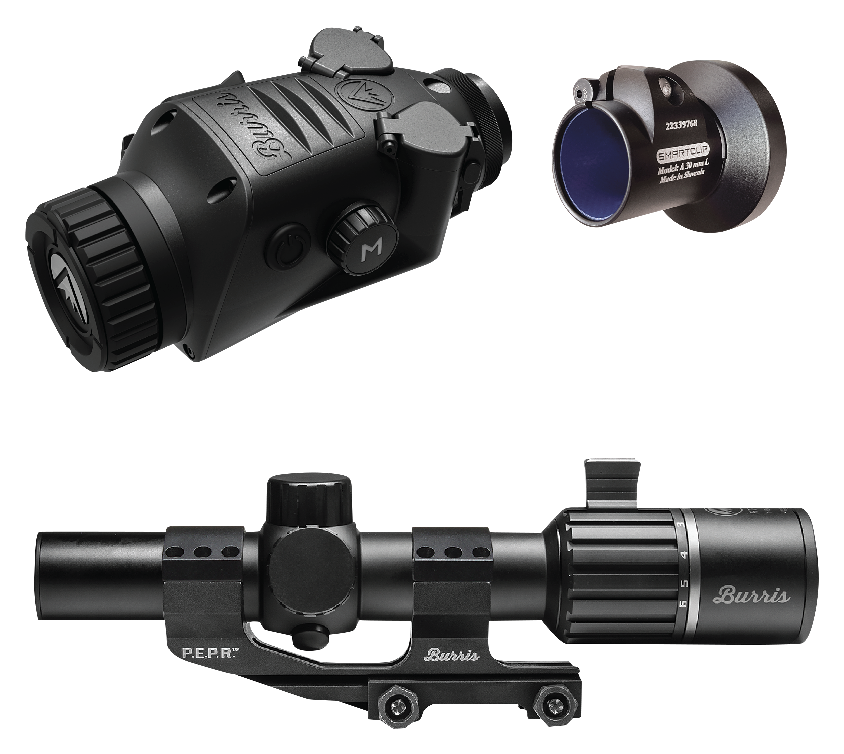 Burris BTC35 V2 Thermal Imaging Rifle Scope with RT-6 and Smartclip Adapter Combo